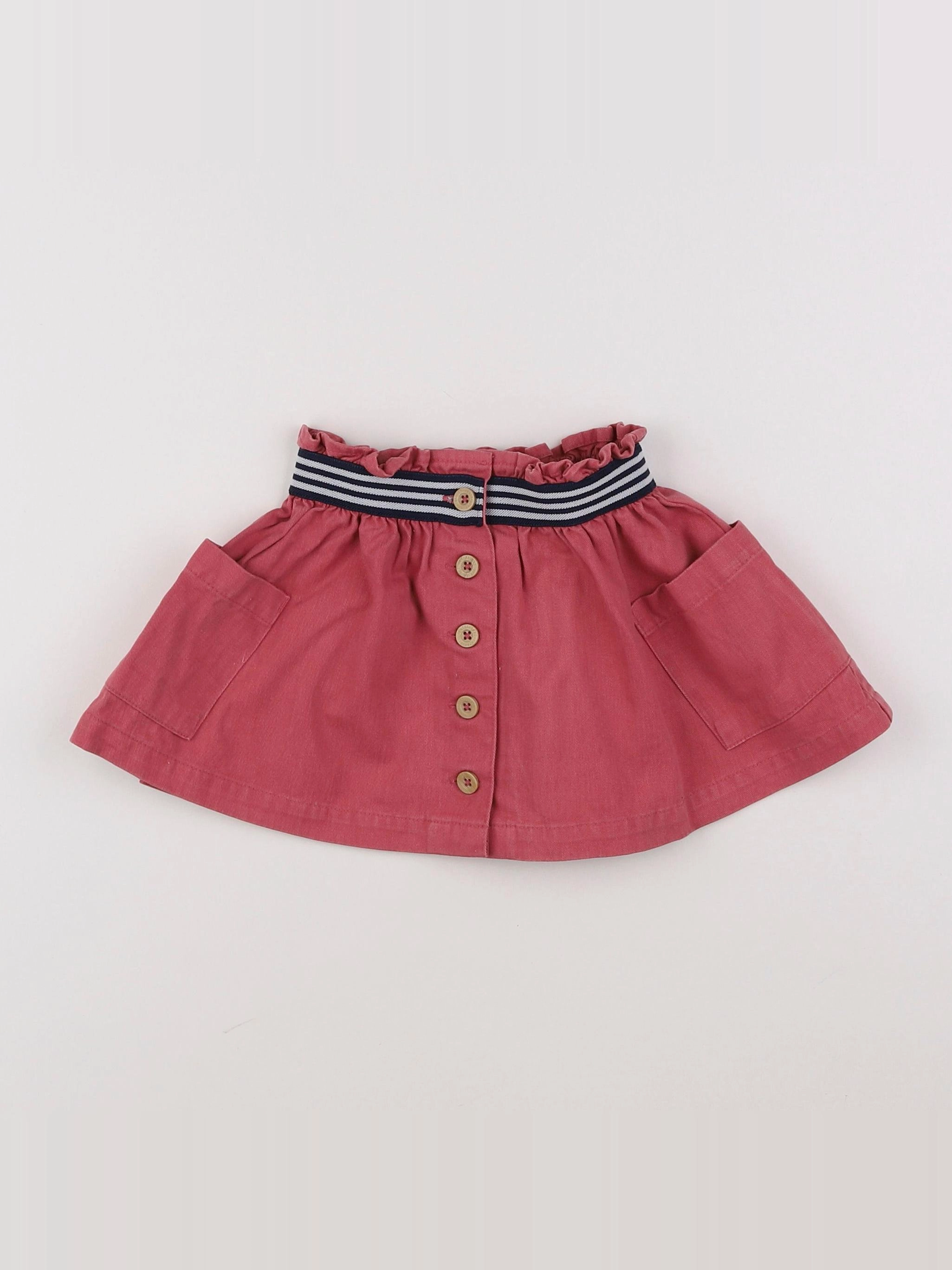 Vertbaudet - jupe rose - 18 mois