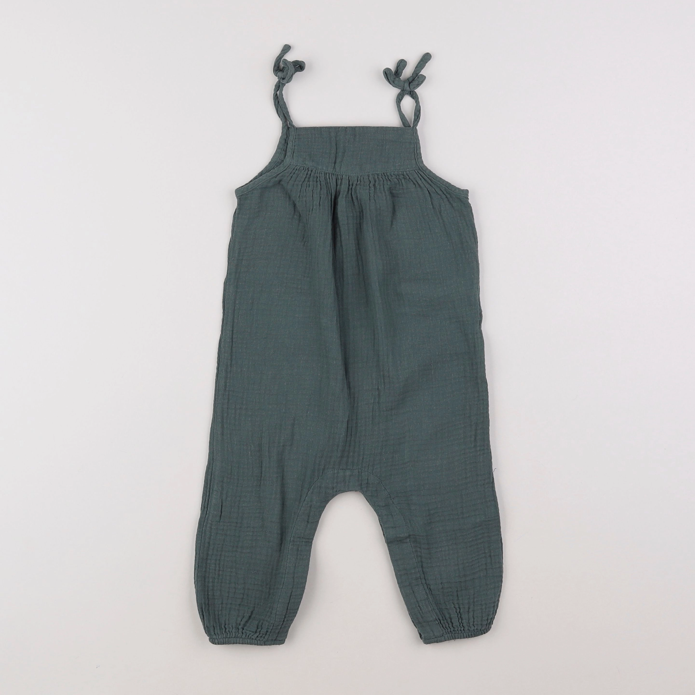 Vertbaudet - combinaison vert - 12 mois