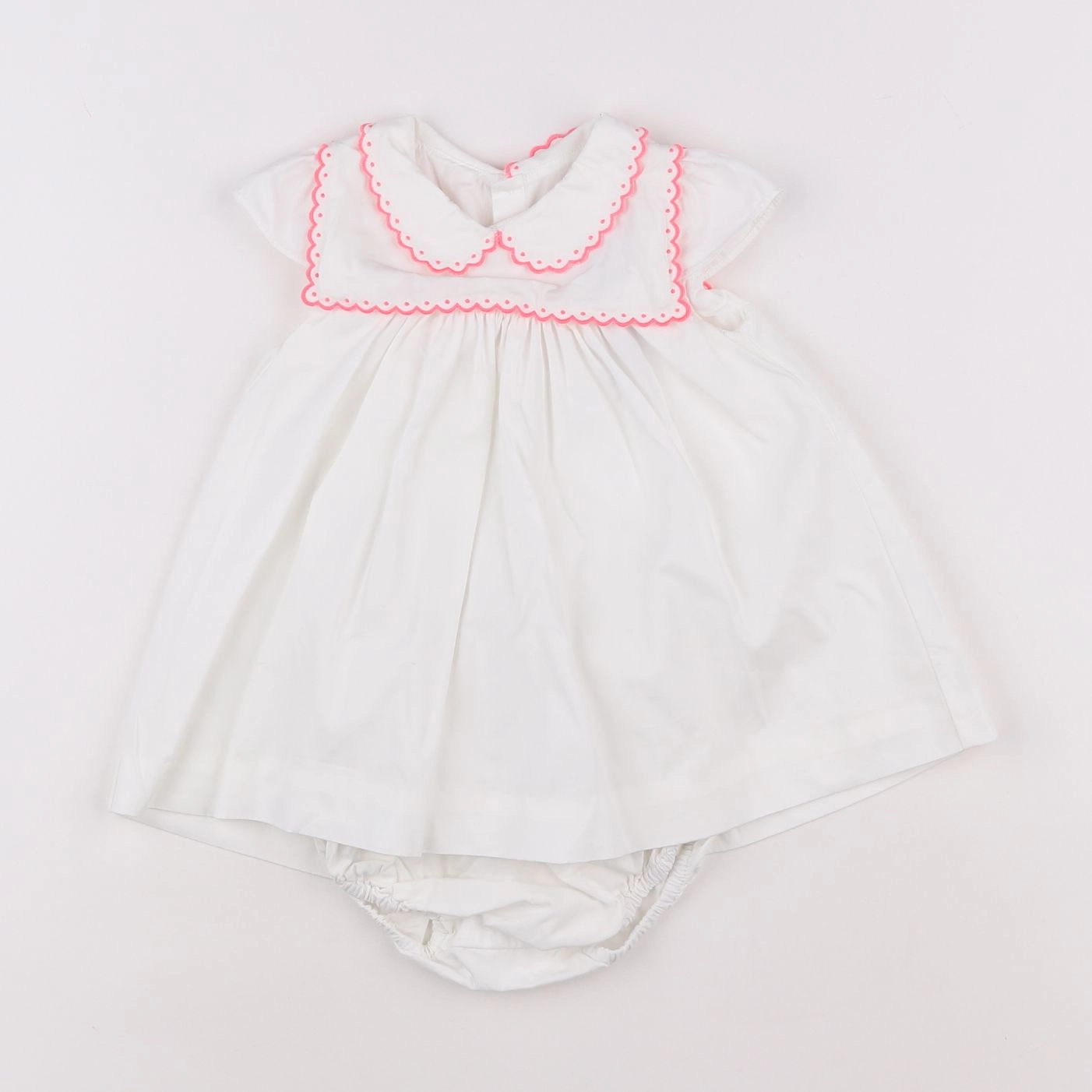 Jacadi - robe blanc - 6 mois