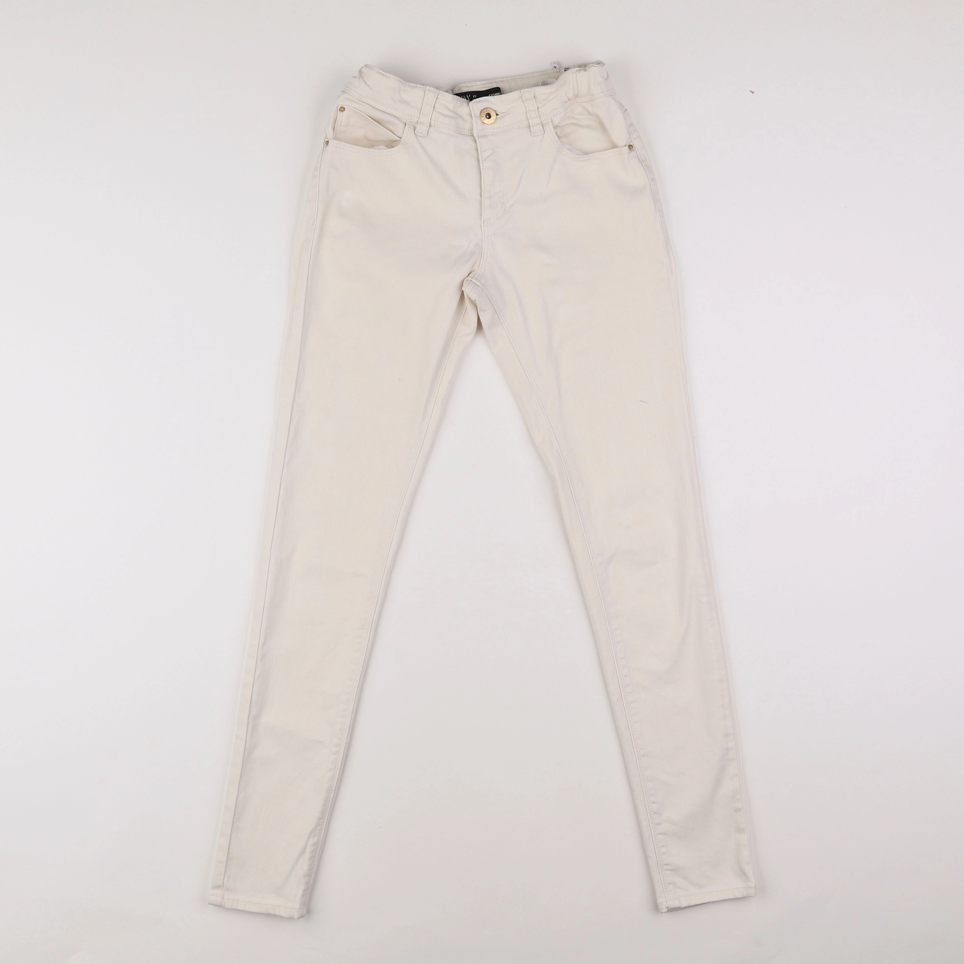 IKKS - jean beige - 10/12 ans