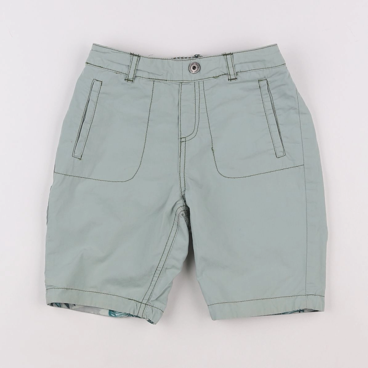 Vertbaudet - short vert - 5 ans