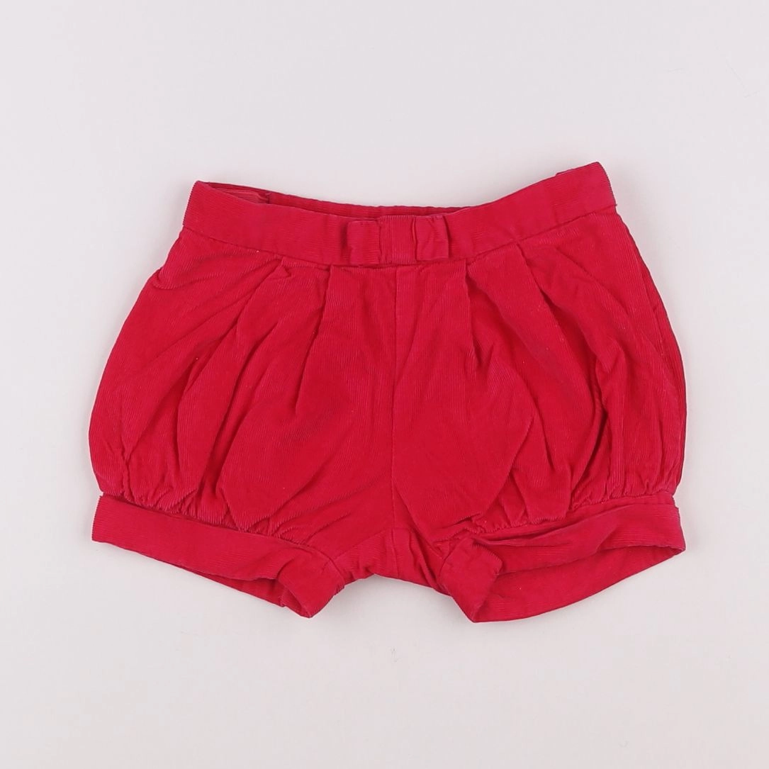 Jacadi - short rouge - 12 mois