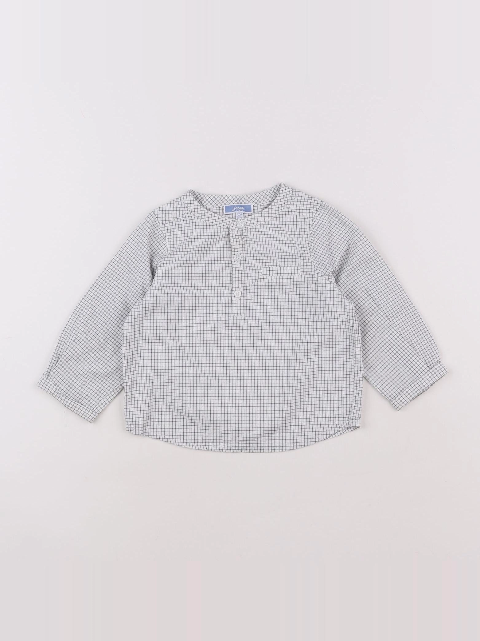 Jacadi - chemise gris - 12 mois