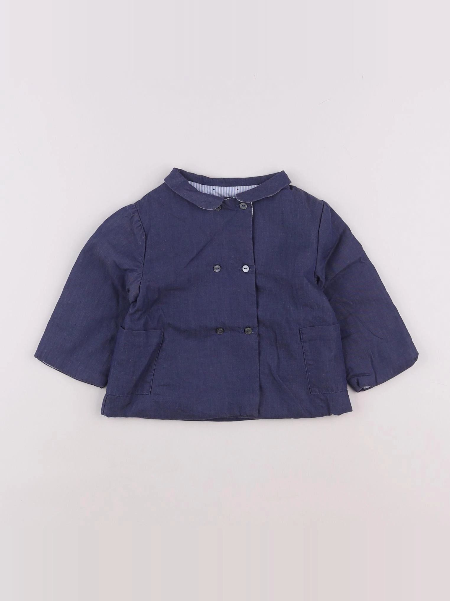 Jacadi - veste bleu - 12 mois