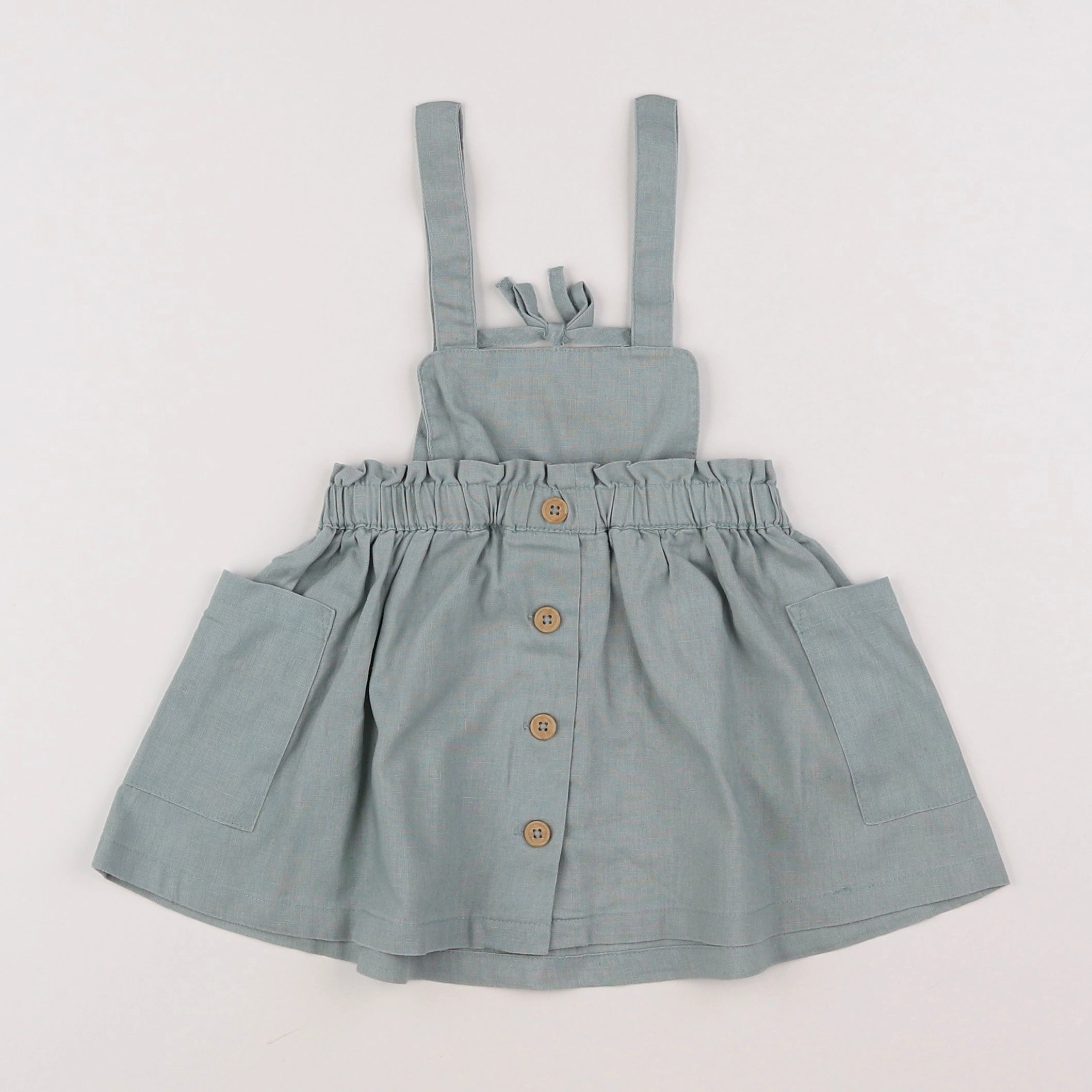 Vertbaudet - robe vert - 18 mois