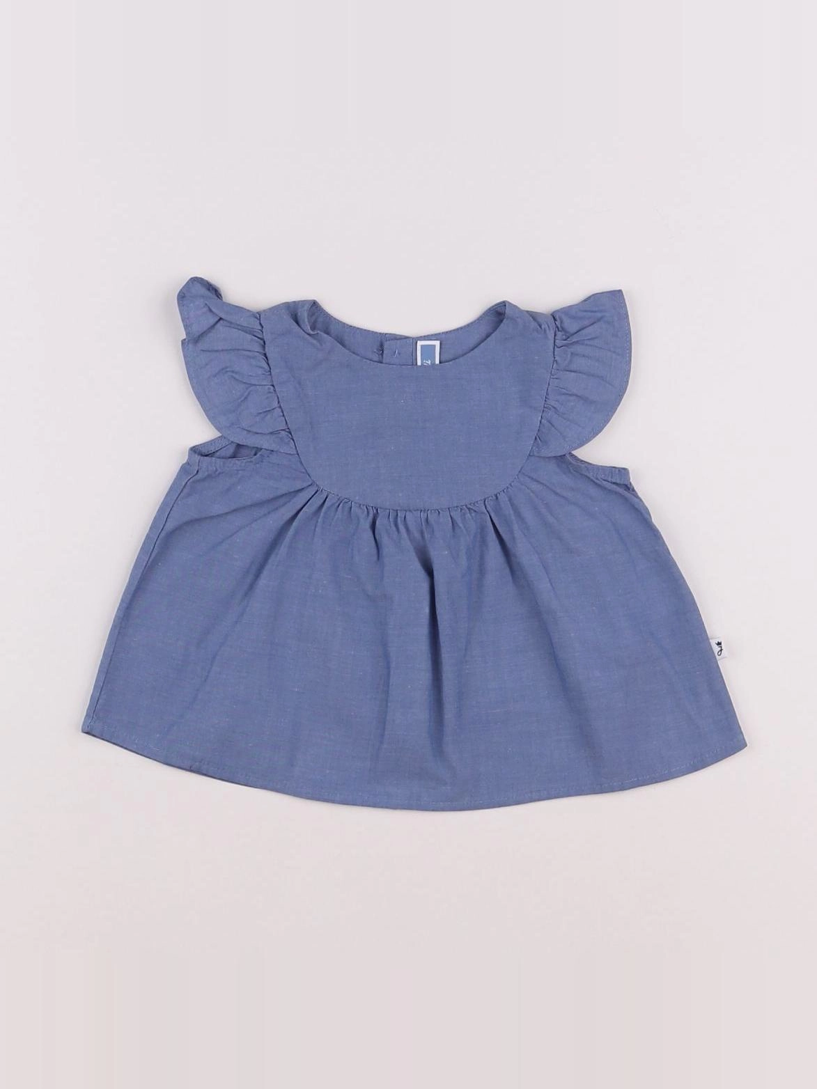 Jacadi - blouse bleu - 6 mois