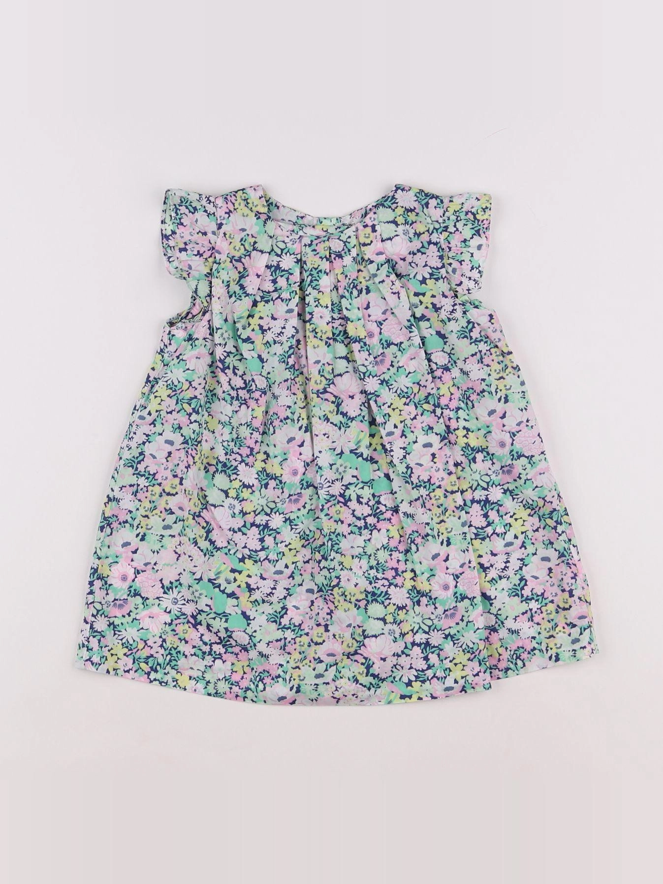 Jacadi - robe liberty multicolore - 12 mois