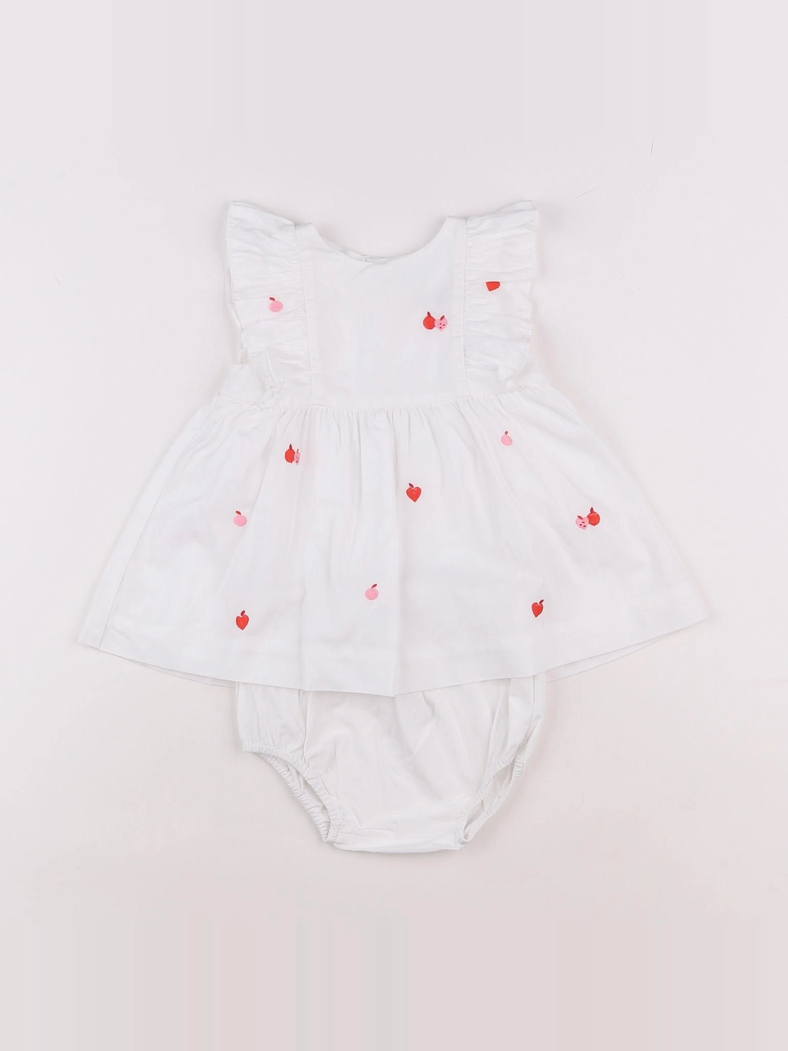Jacadi - robe blanc - 6 mois