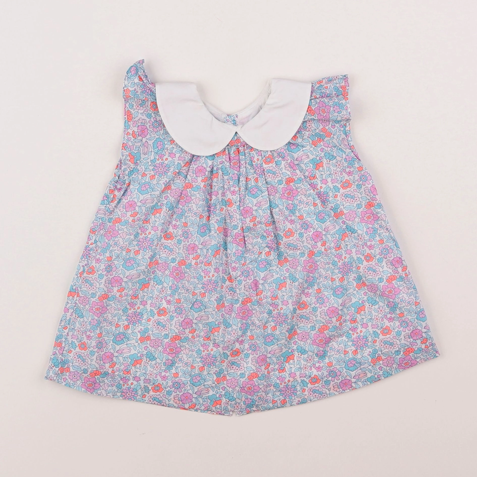 Jacadi - robe liberty multicolore - 3 mois