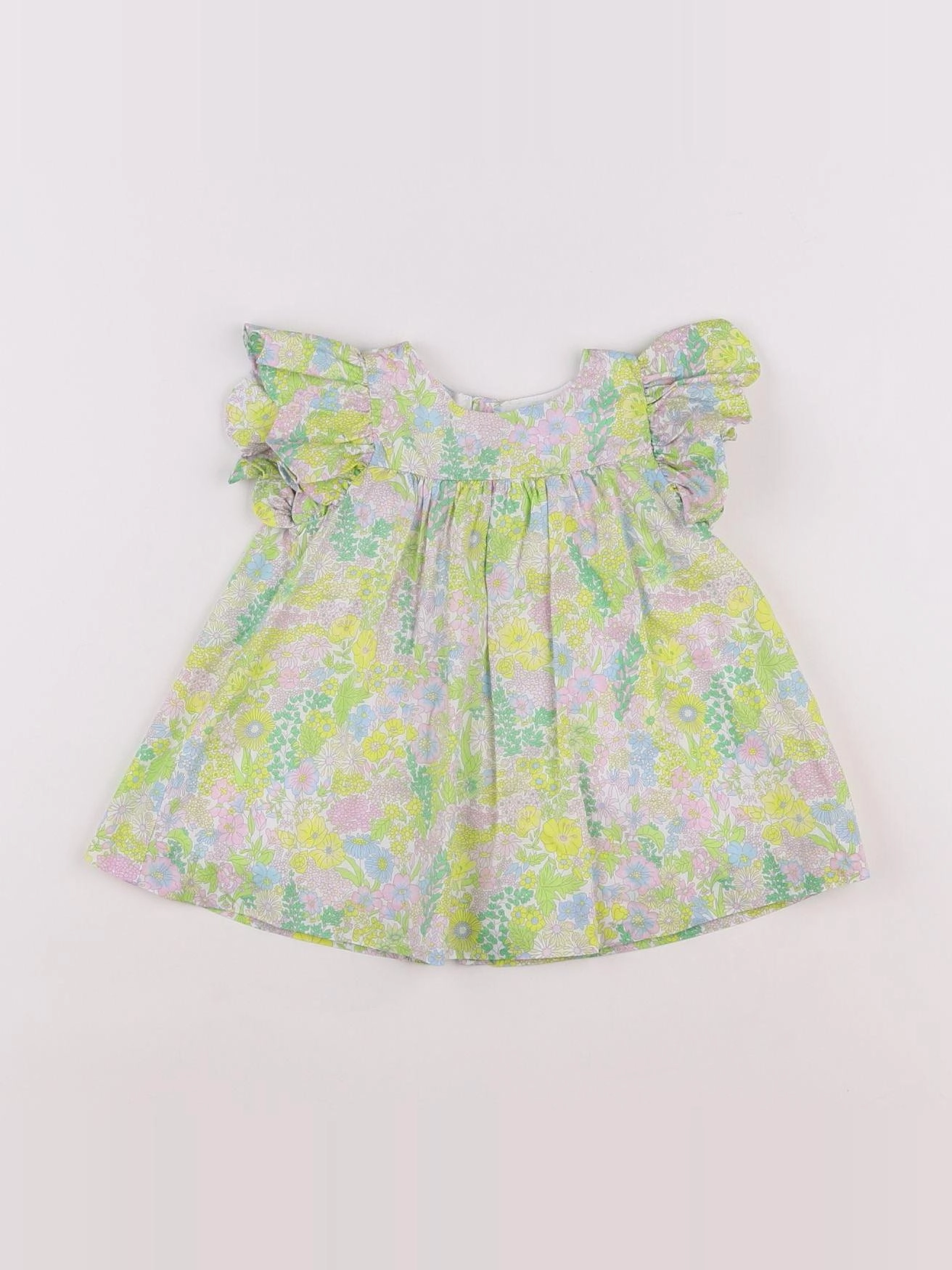 Jacadi - robe liberty multicolore - 3 mois