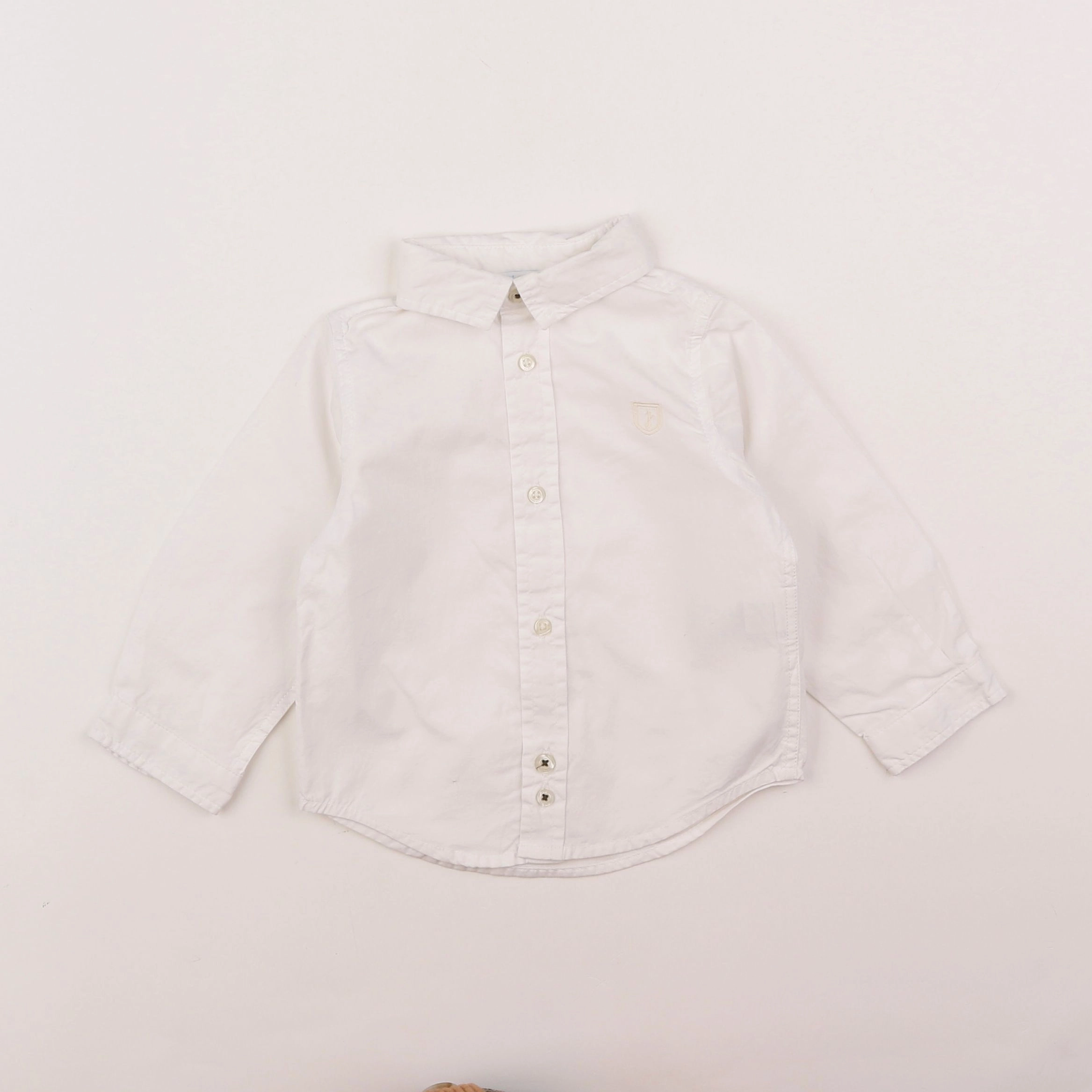 Jacadi - chemise blanc - 12 mois