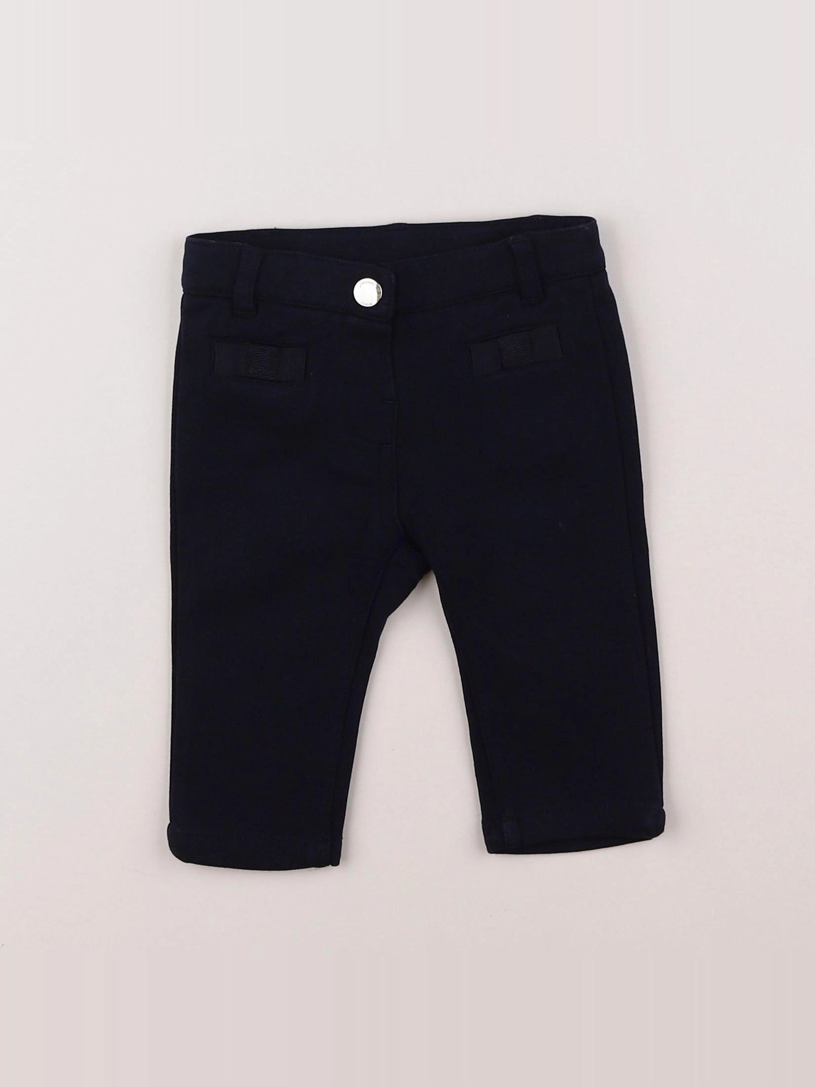 Jacadi - pantalon bleu - 6 mois