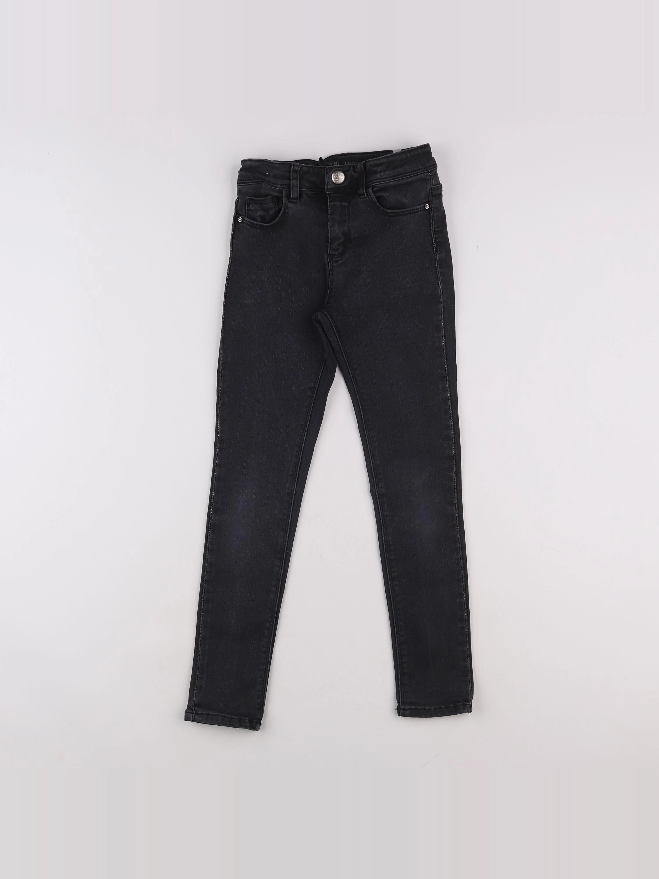 IKKS - jean gris - 8 ans