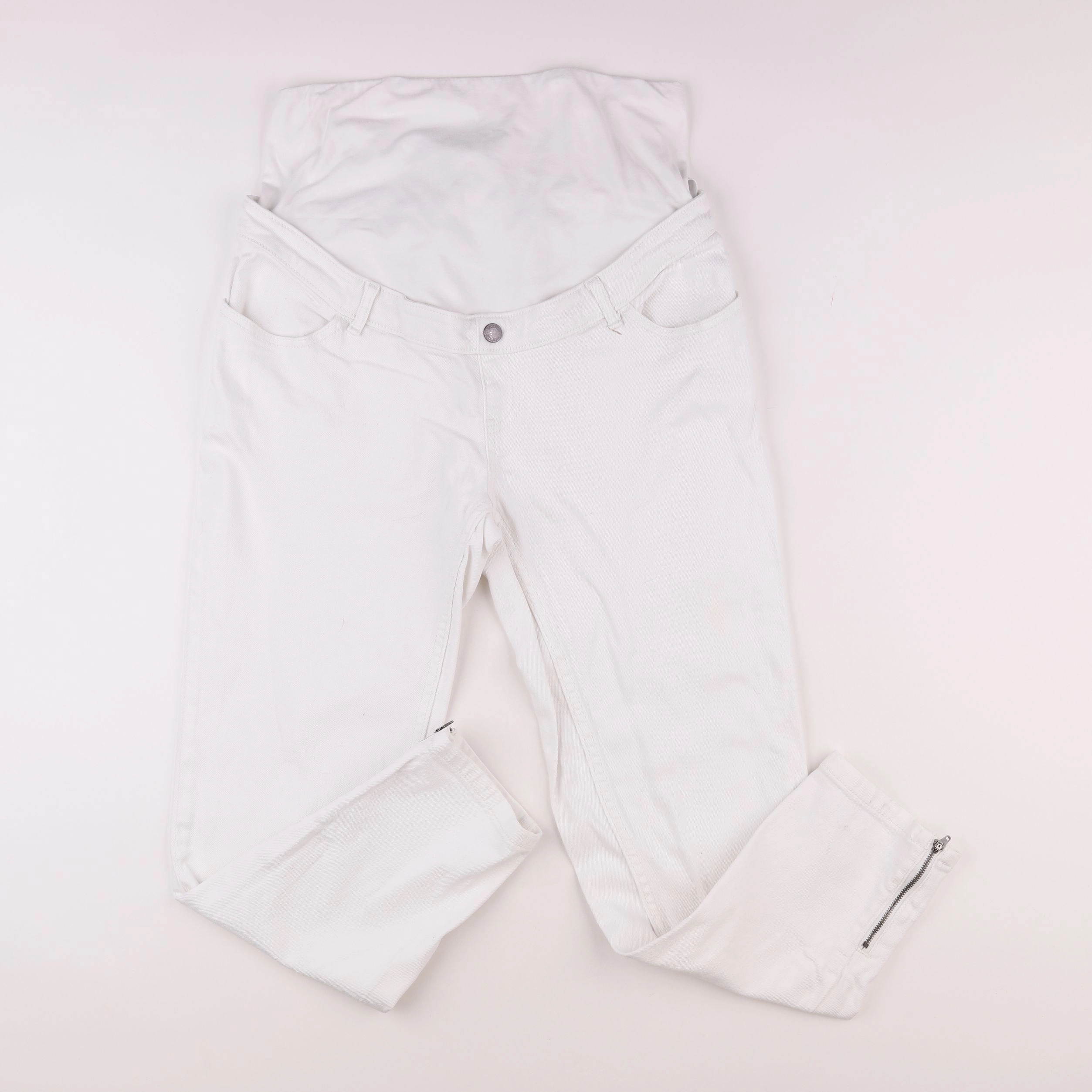 Kiabi - pantacourt grossesse blanc - 42