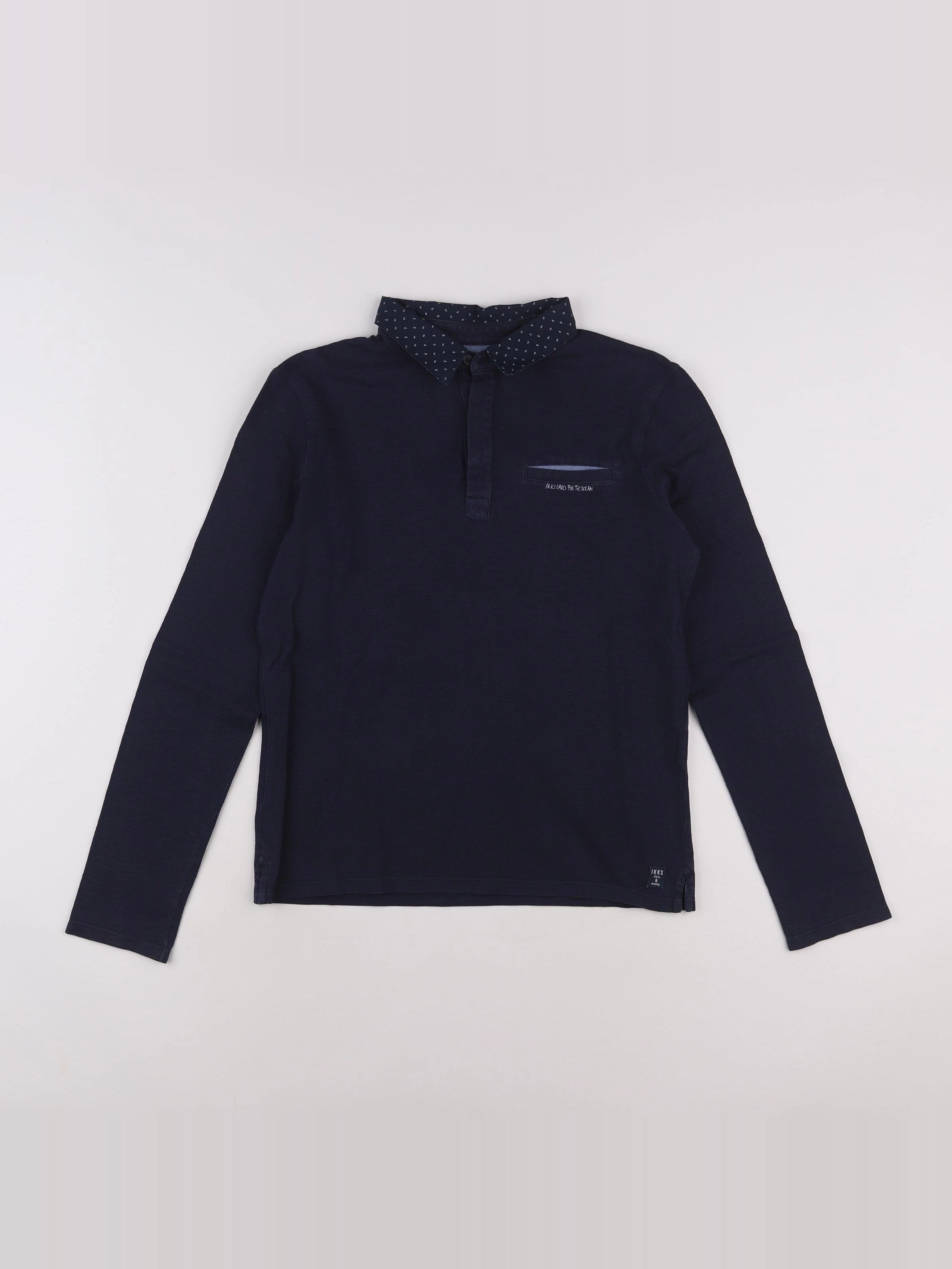 IKKS - polo bleu - 12 ans