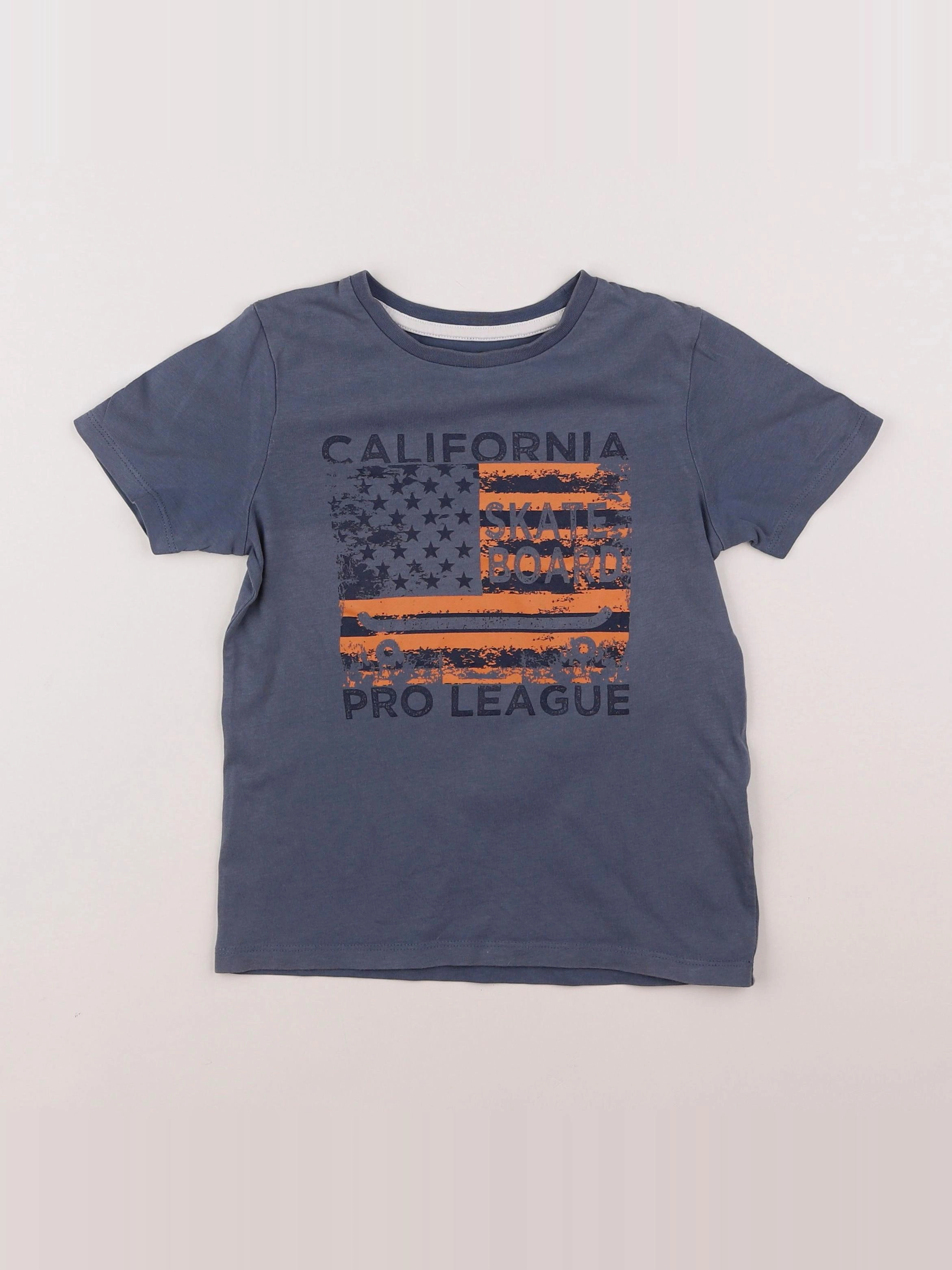 Vertbaudet - tee-shirt bleu - 5 ans