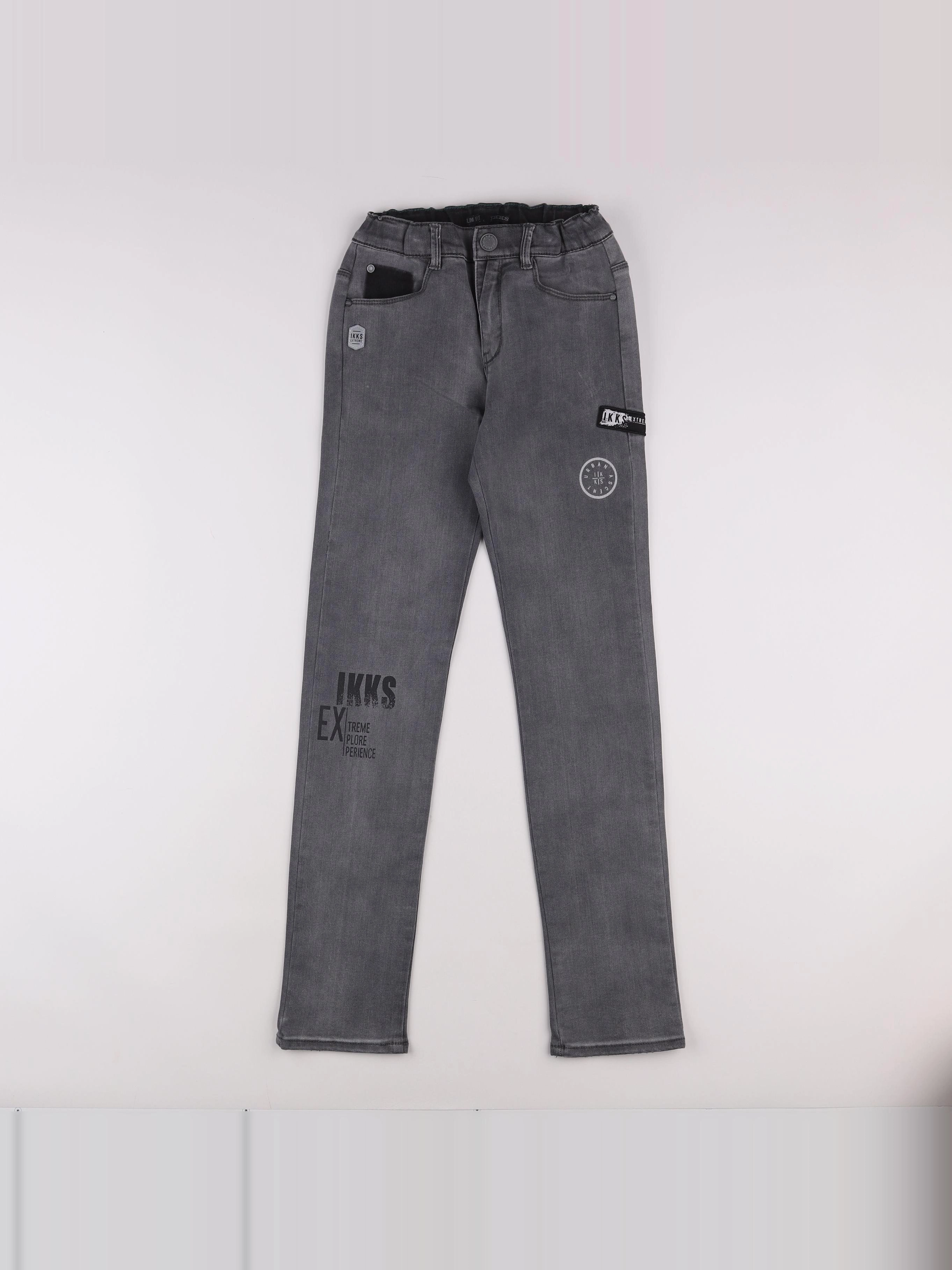 IKKS - jean gris - 12 ans