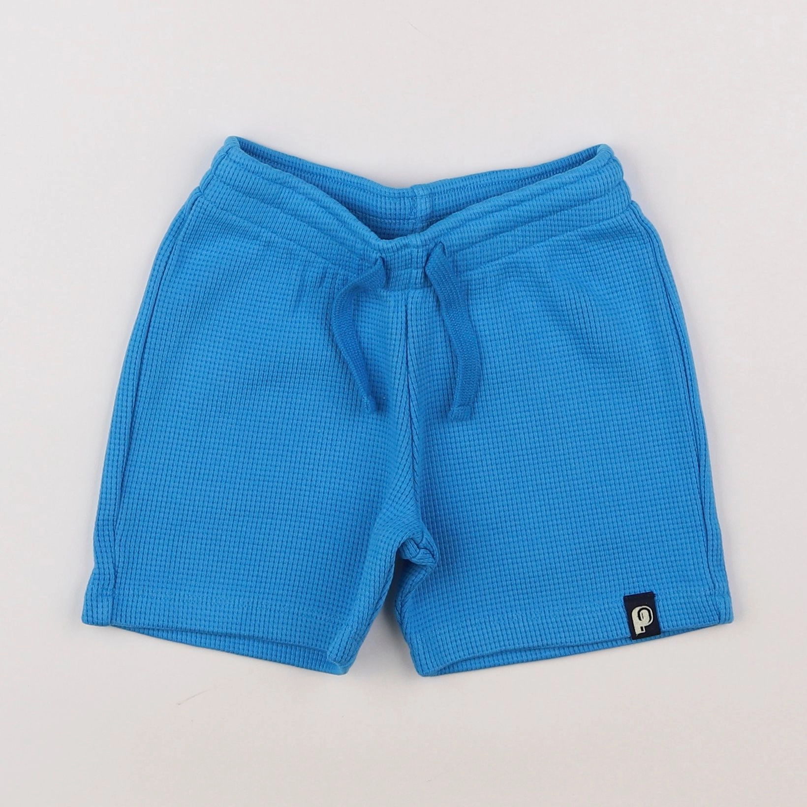 Perpète - short Gaufre Malibu blue - 5 ans