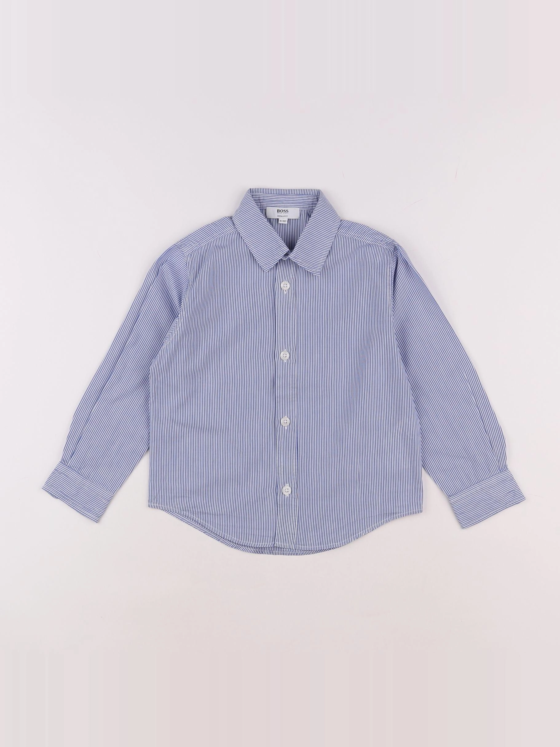 Hugo Boss - chemise blanc, bleu - 4 ans