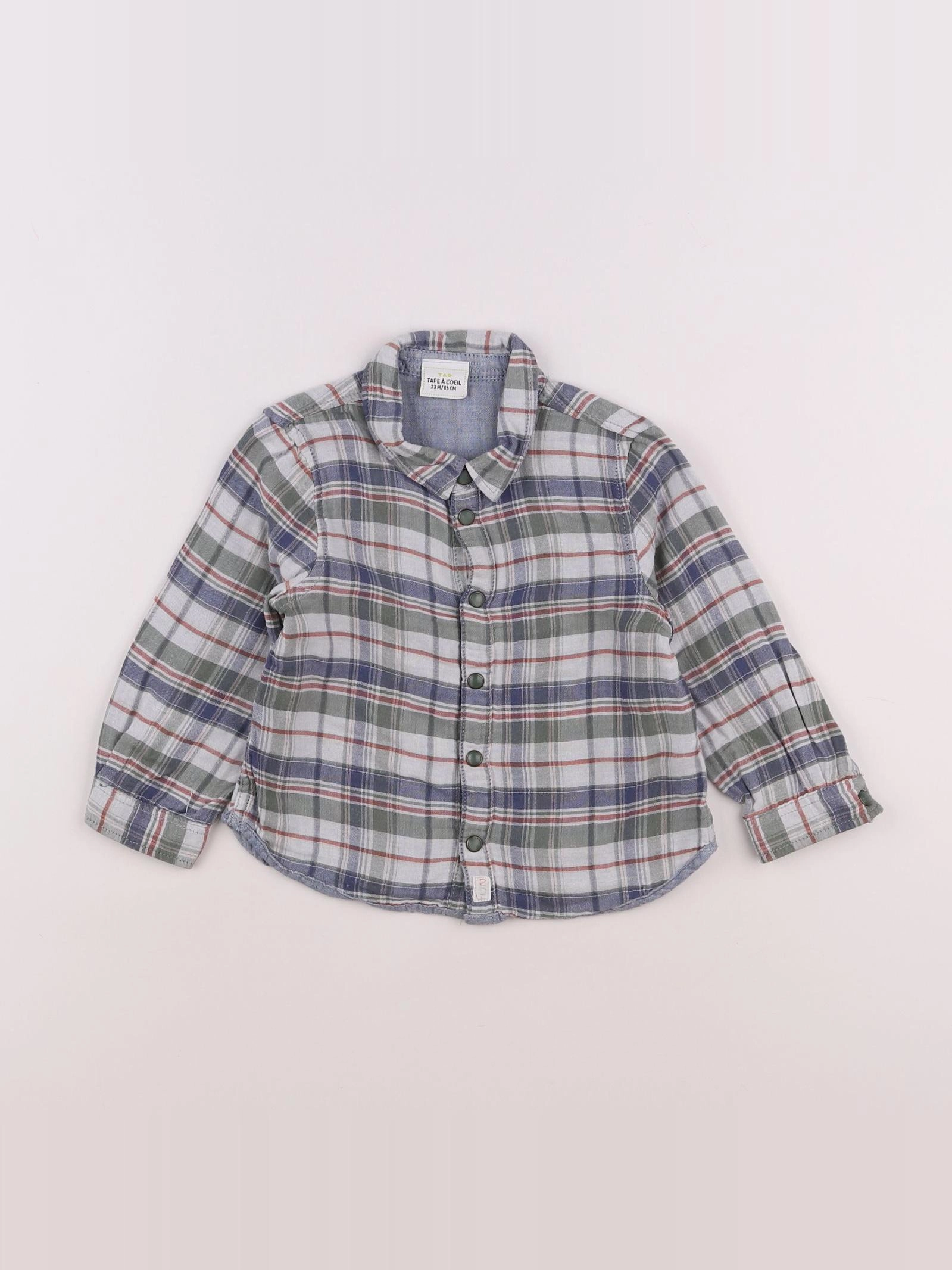 Tape à l'oeil - chemise vert - 2 ans