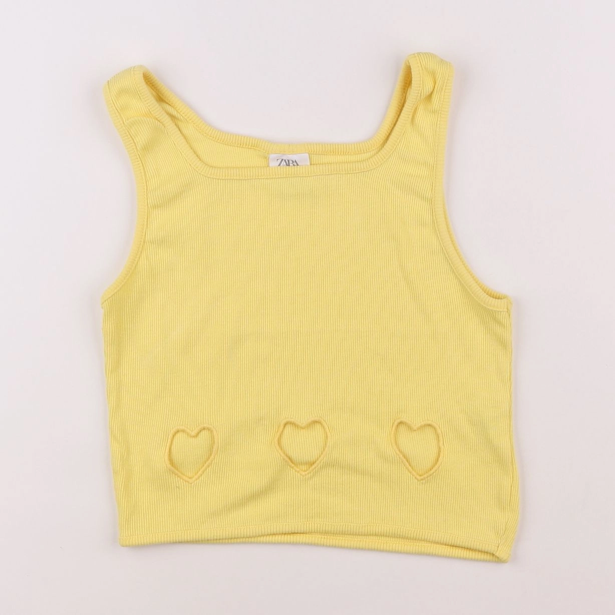 Zara - crop top  jaune - 13/14 ans