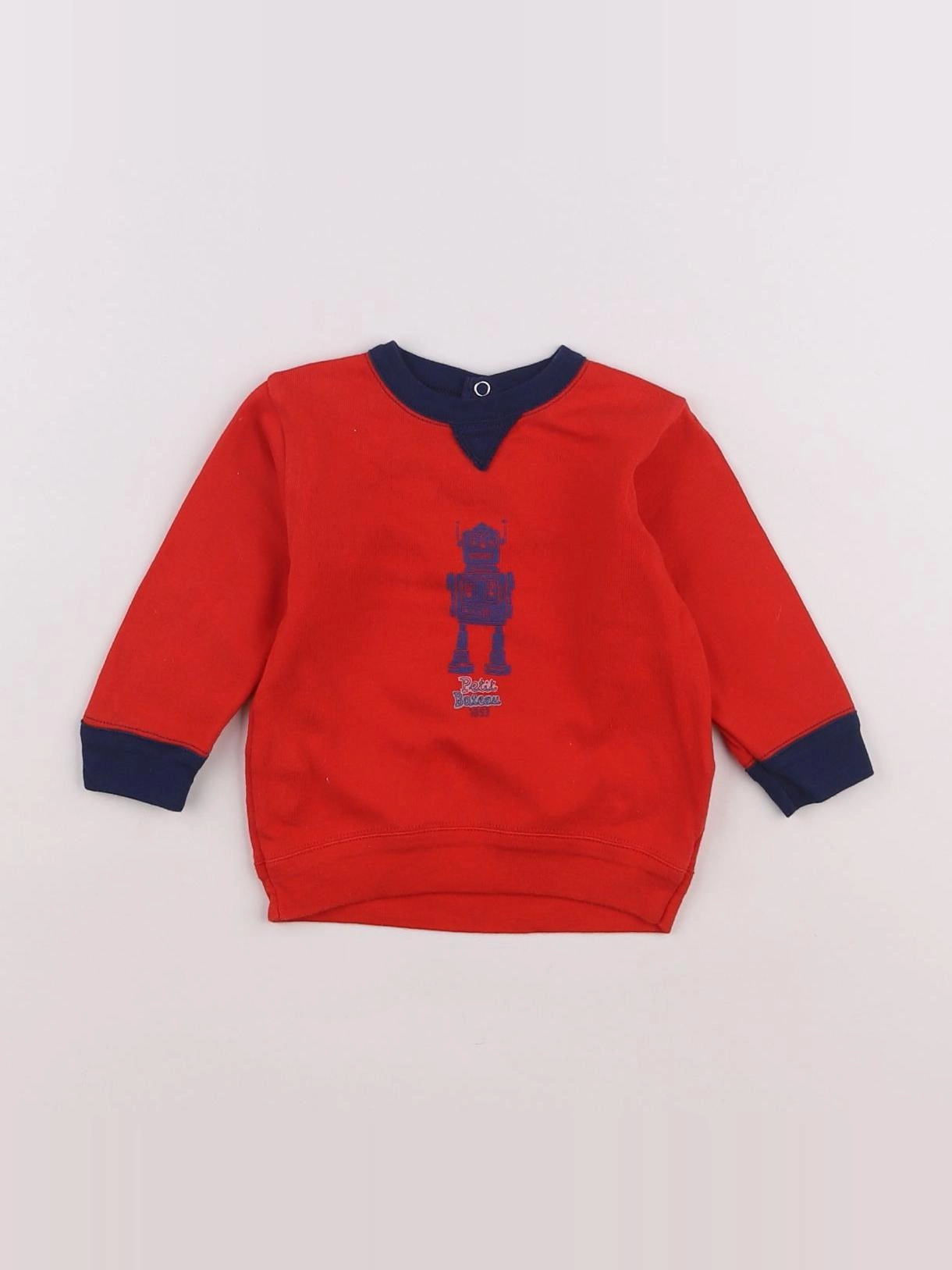 Petit Bateau - tee-shirt rouge - 3 mois