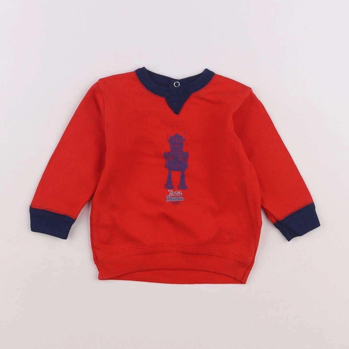 Petit Bateau - tee-shirt rouge - 3 mois