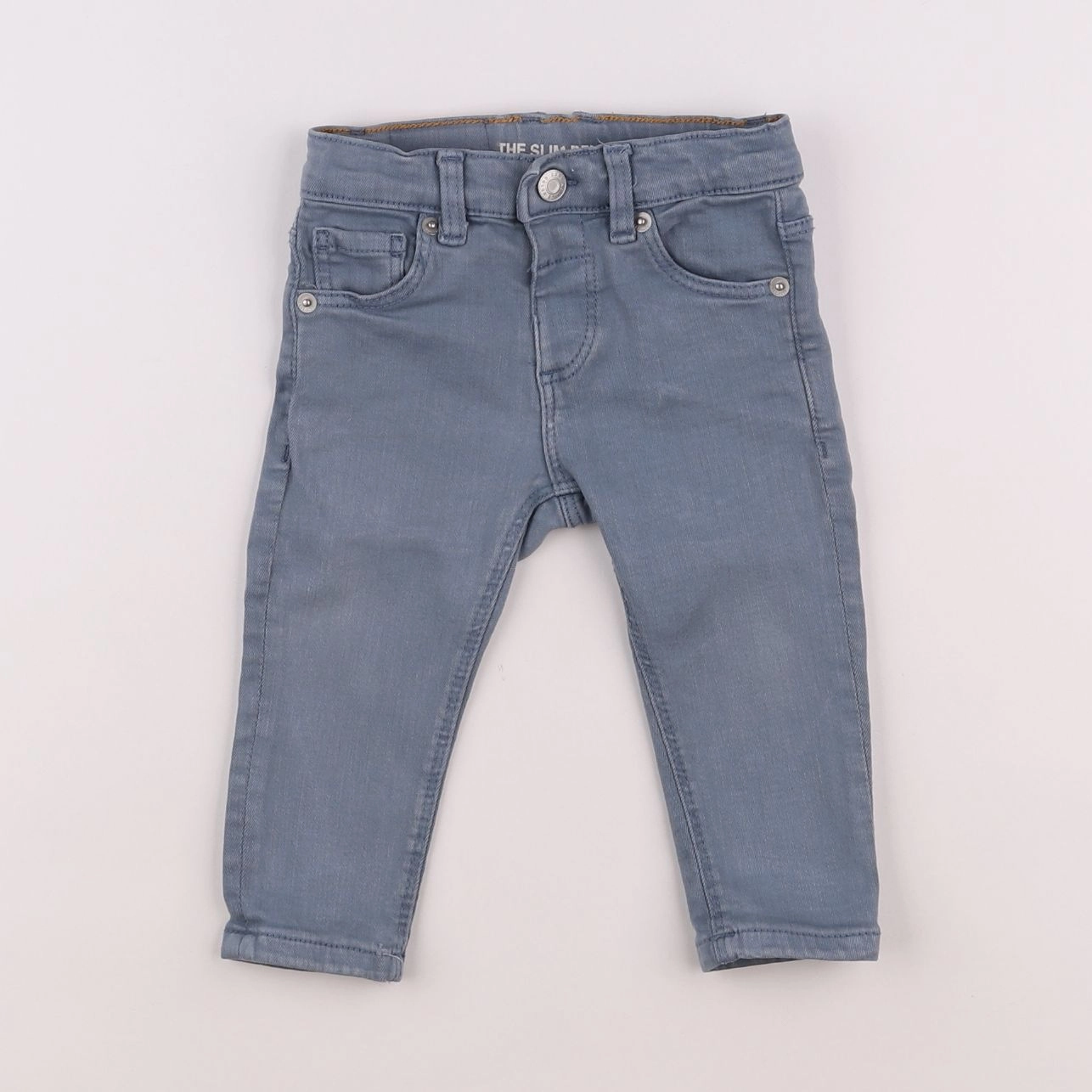 Zara - pantalon bleu - 6/9 mois