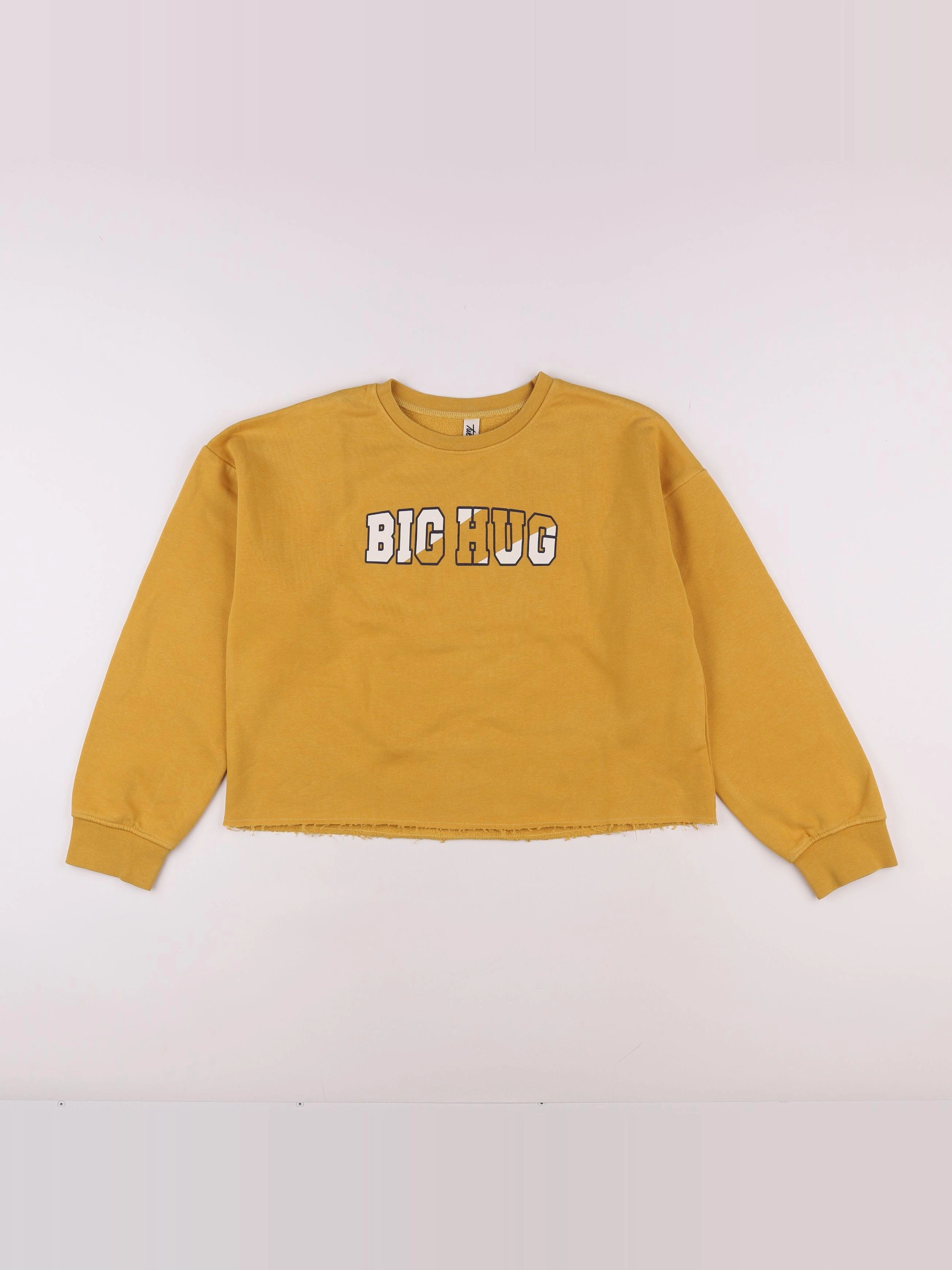 Tape à l'oeil - sweat jaune - 12 ans