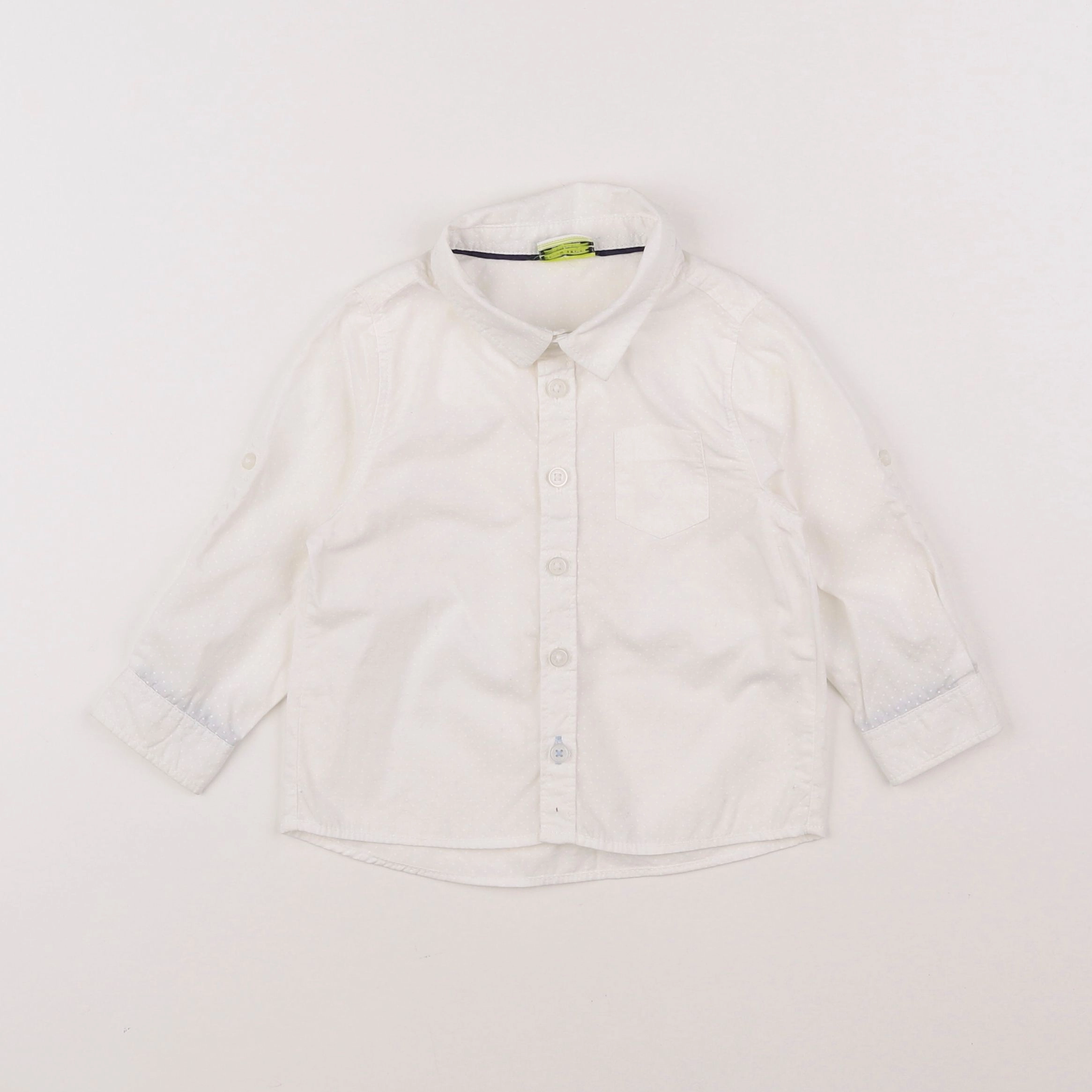 Tape à l'oeil - chemise blanc - 18 mois