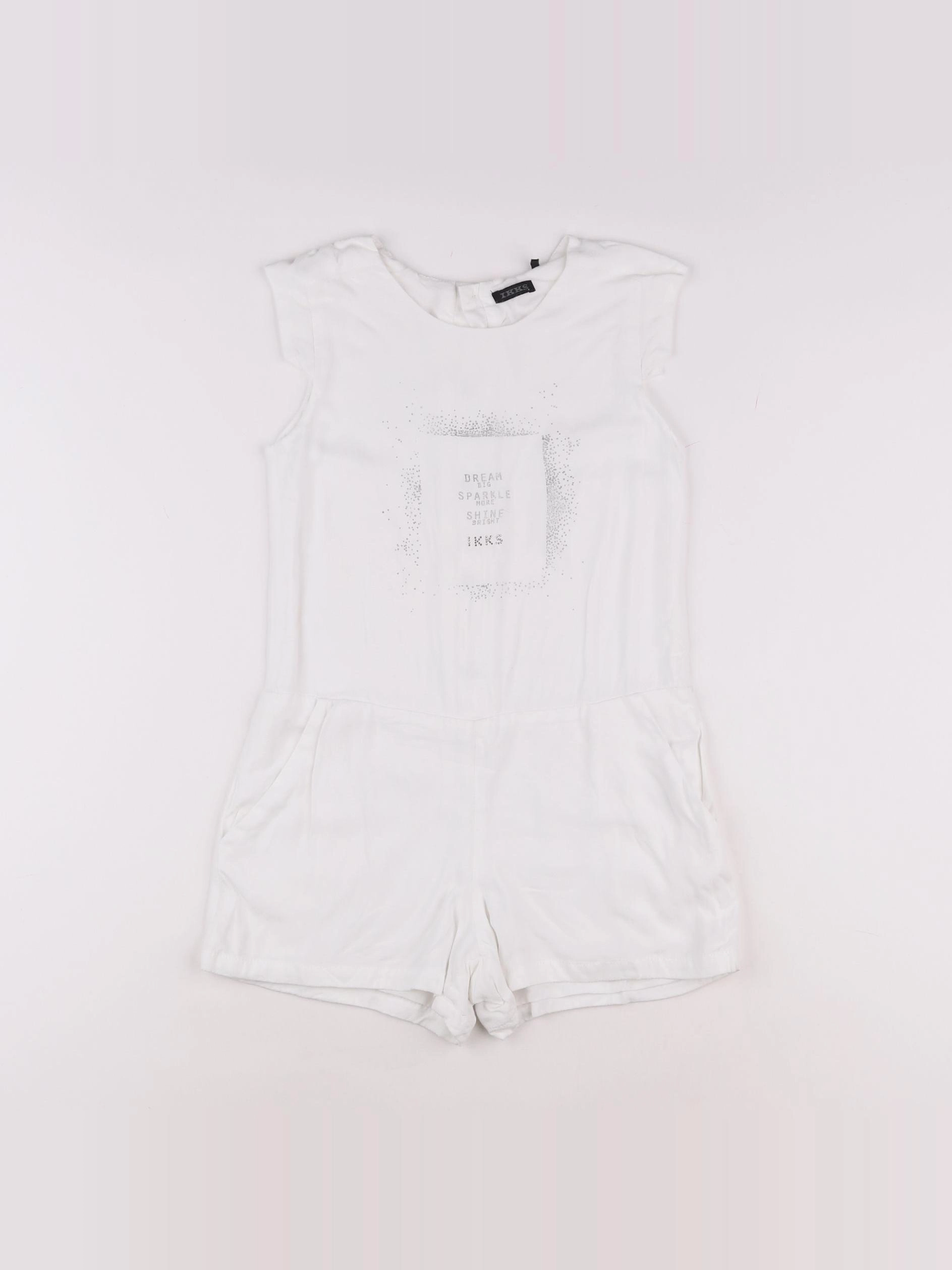 IKKS - combinaison blanc - 8 ans