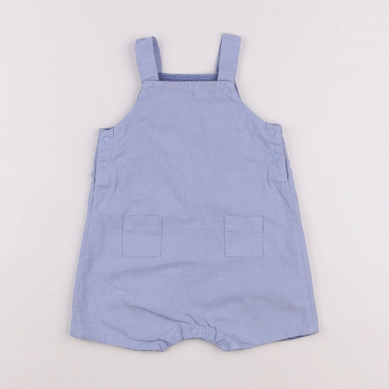 Petit Bateau - salopette bleu - 6 mois