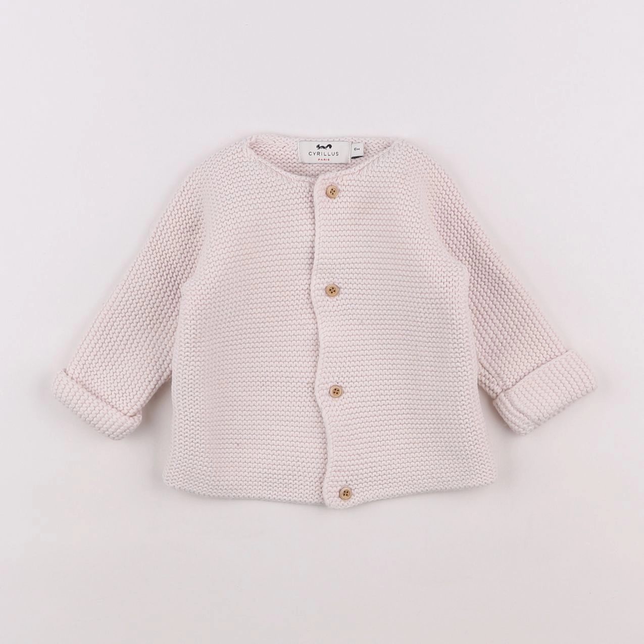 Cyrillus - gilet rose - 6 mois