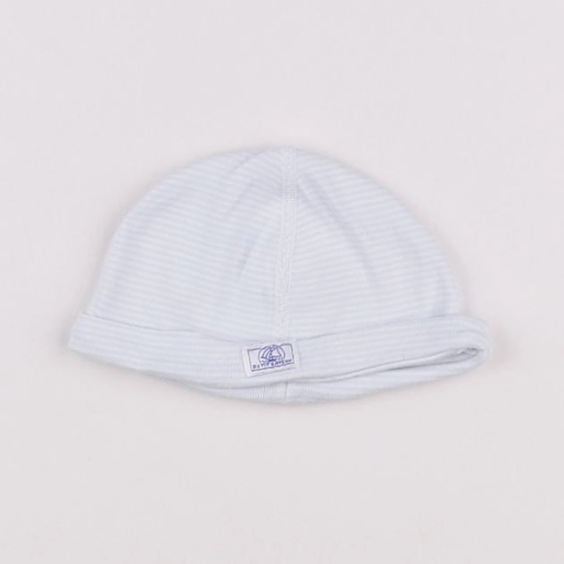 Petit Bateau - bonnet bleu - 6 mois