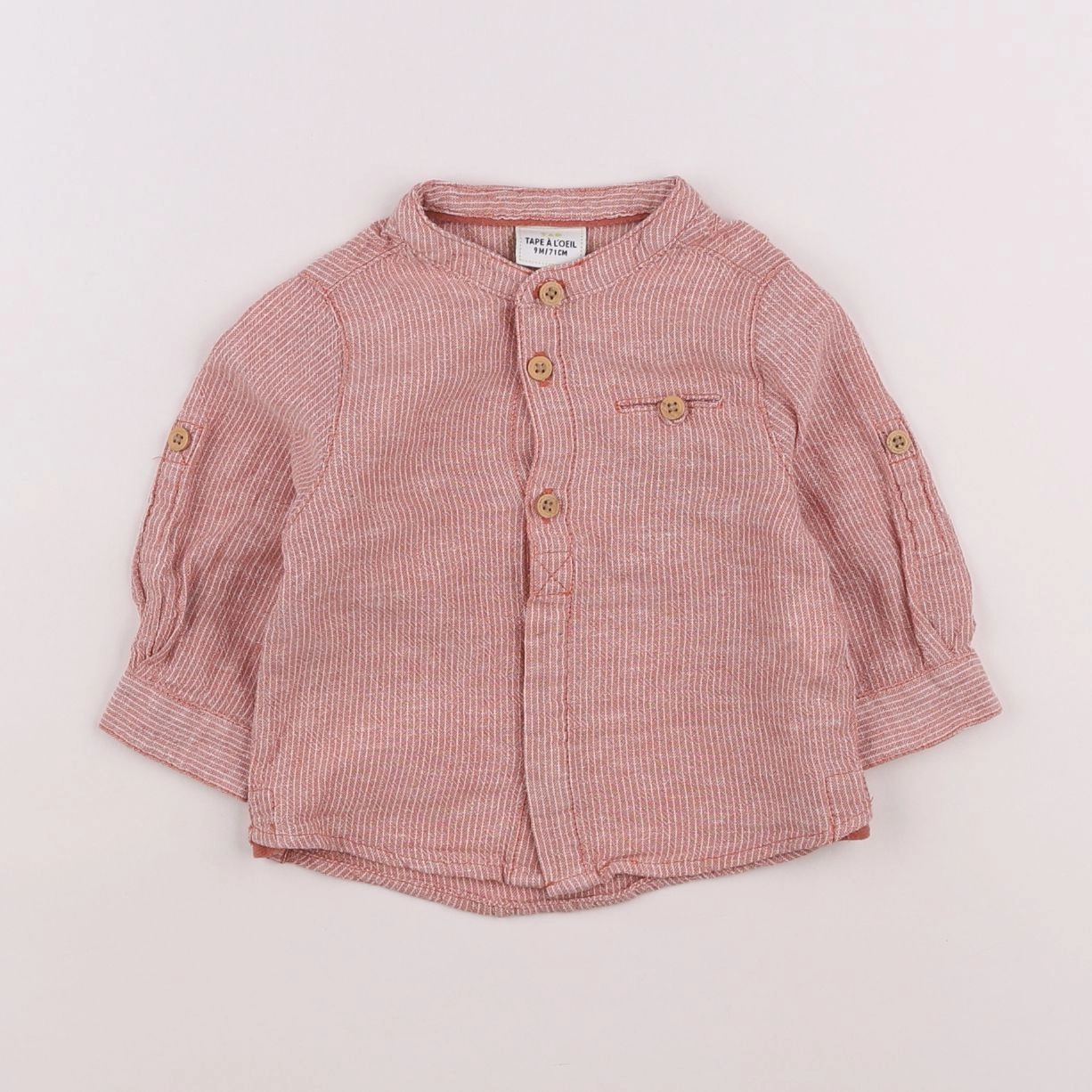Tape à l'oeil - chemise rouge - 9 mois