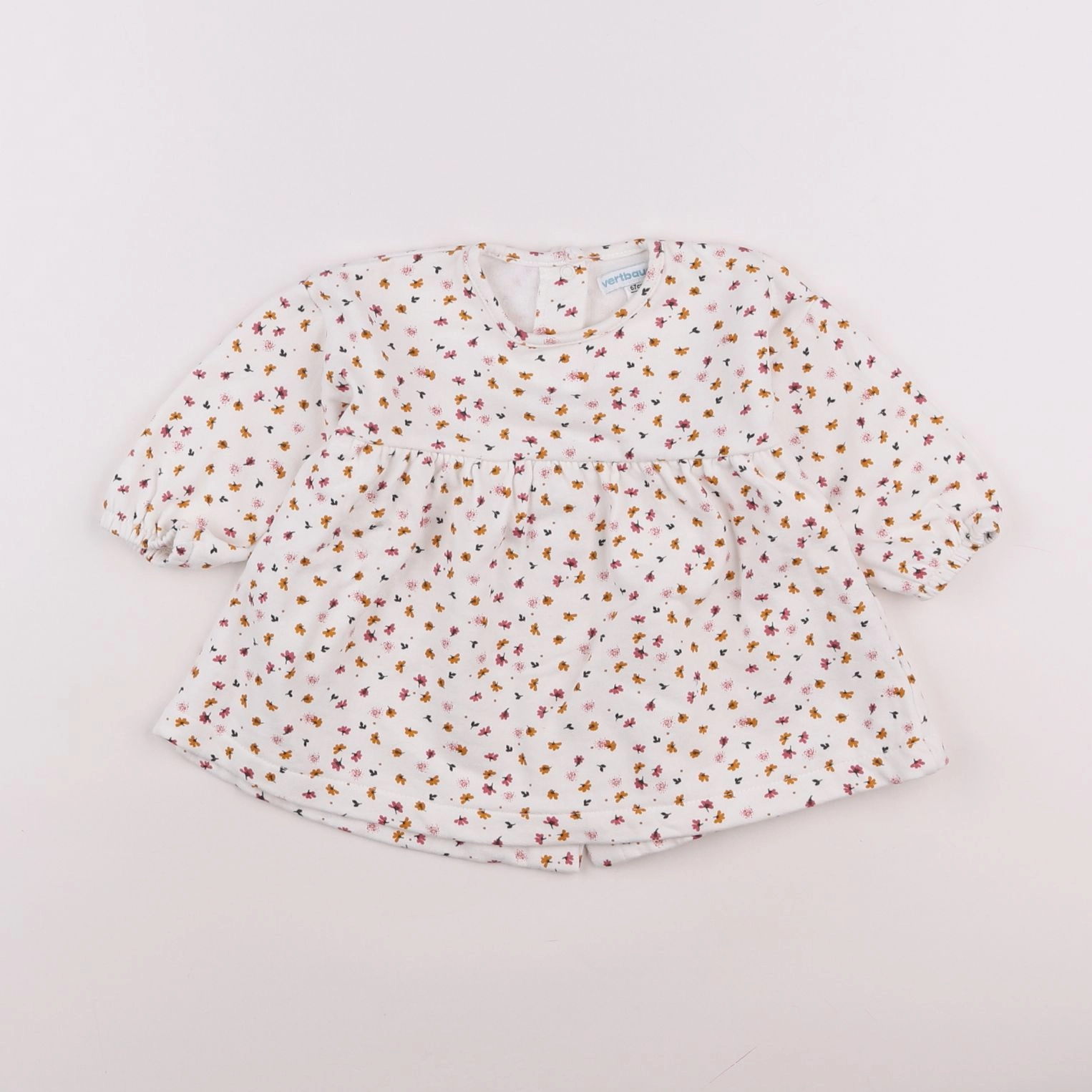 Vertbaudet - robe blanc - 9 mois
