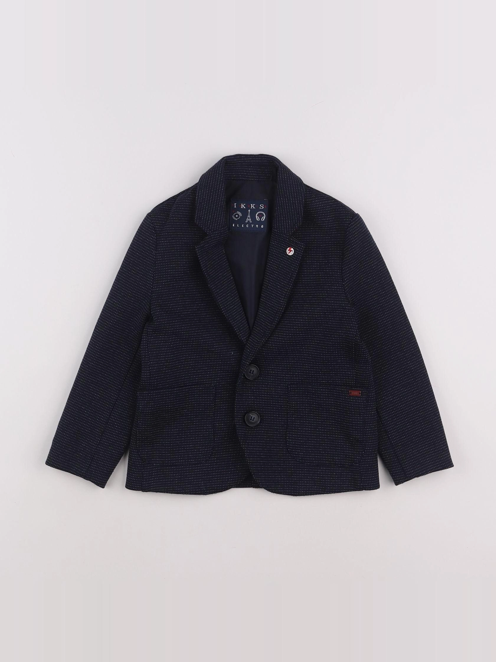 IKKS - veste bleu - 4 ans