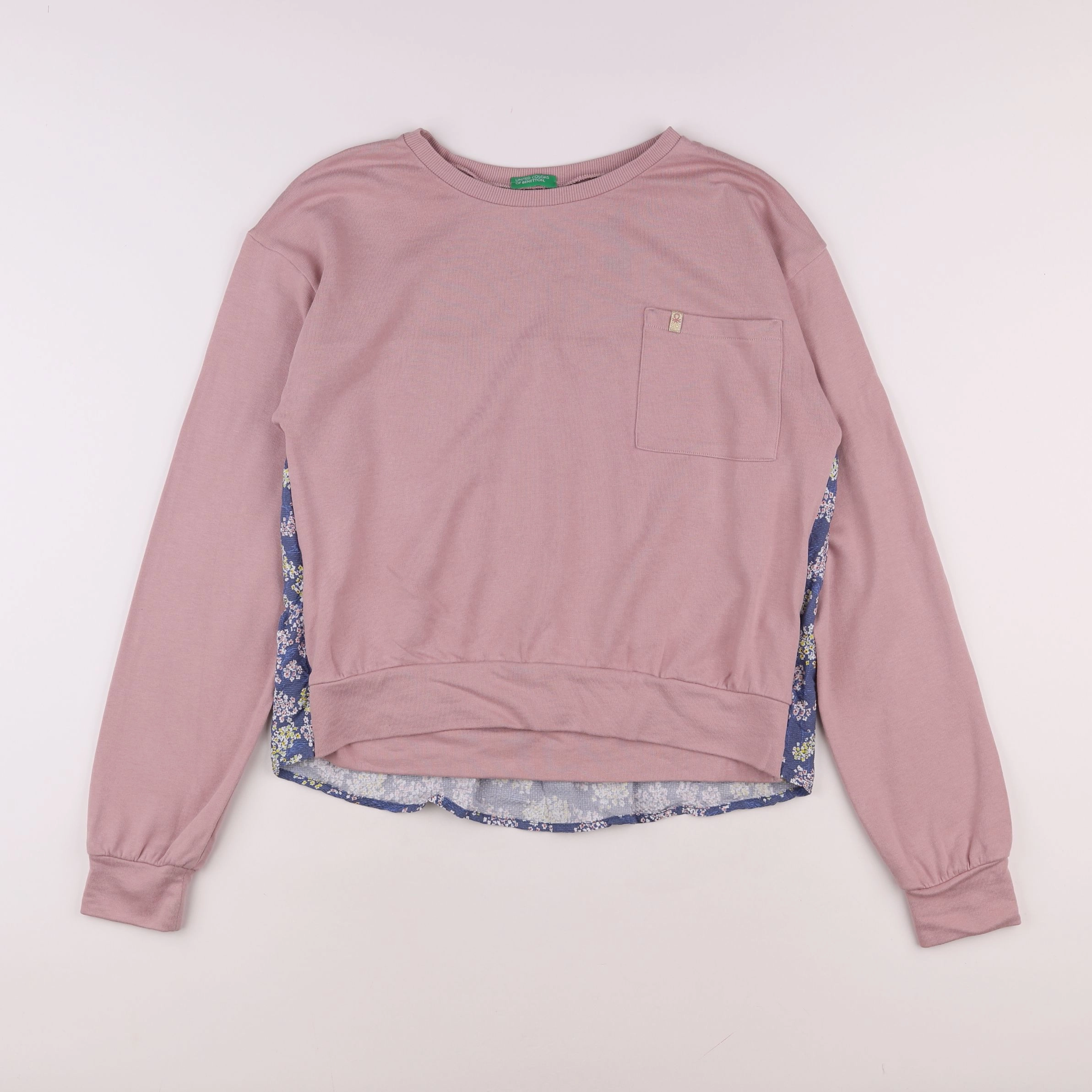 Benetton - sweat rose - 13/14 ans