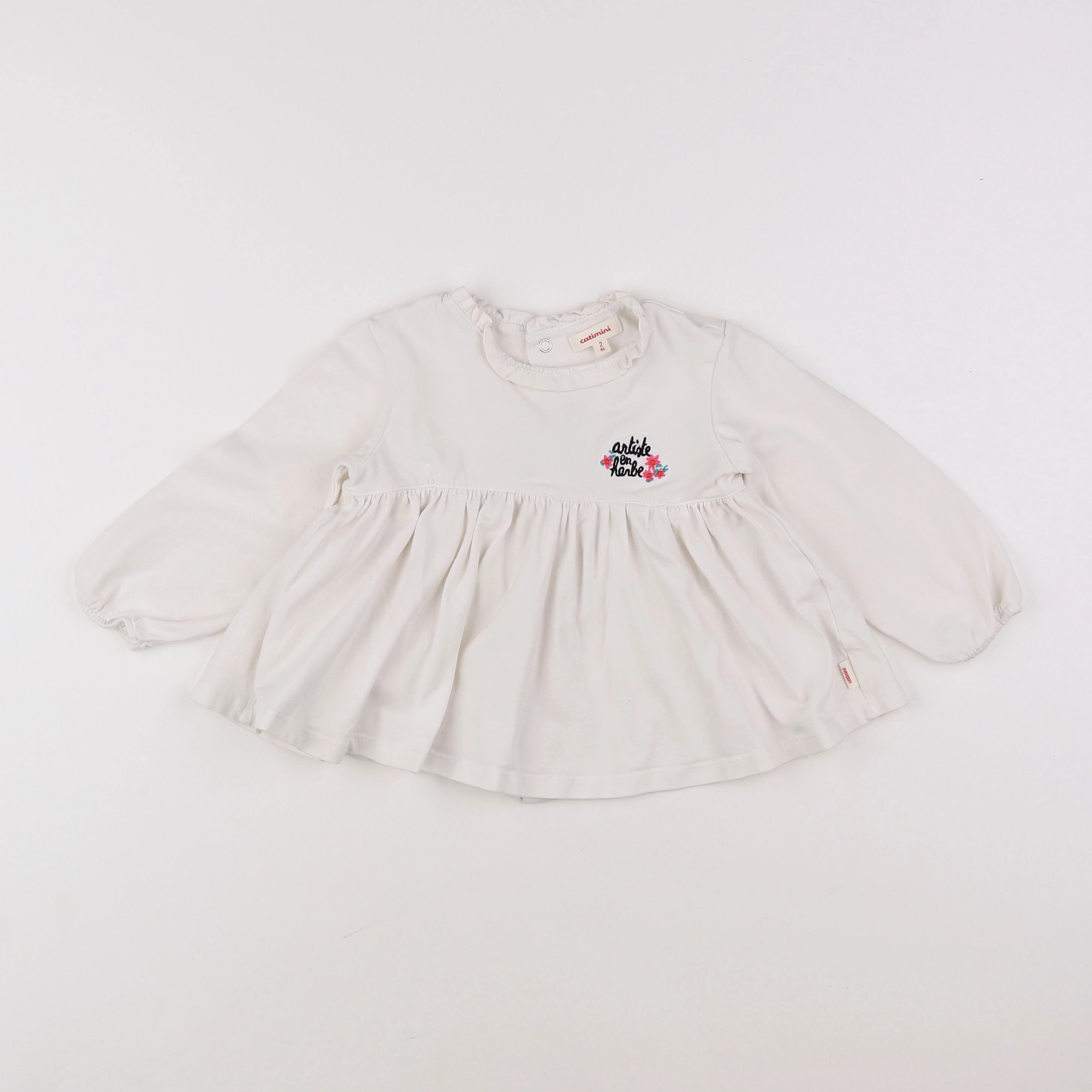 Catimini - tee-shirt blanc - 2 ans