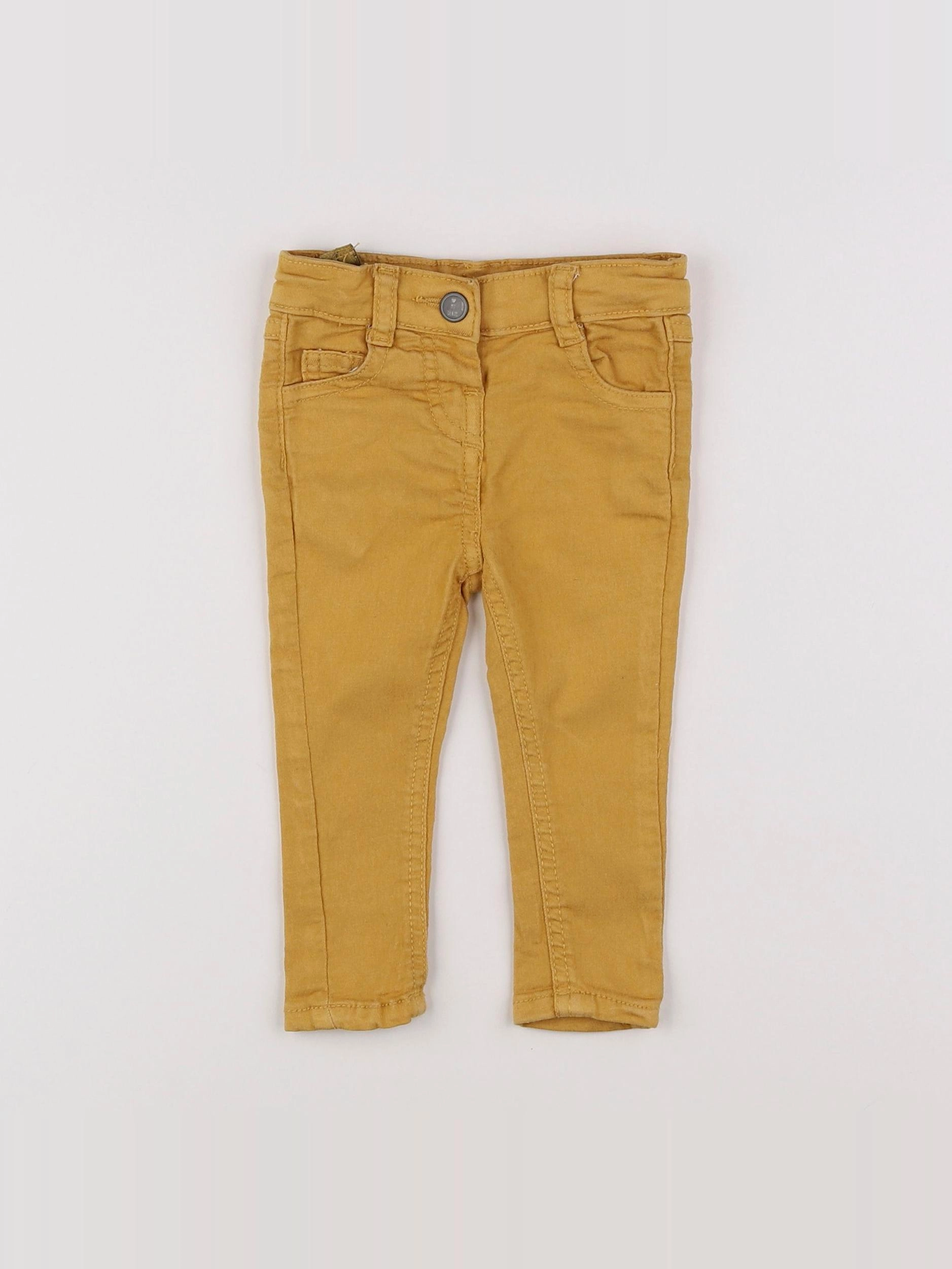 Tape à l'oeil - pantalon jaune - 6 mois