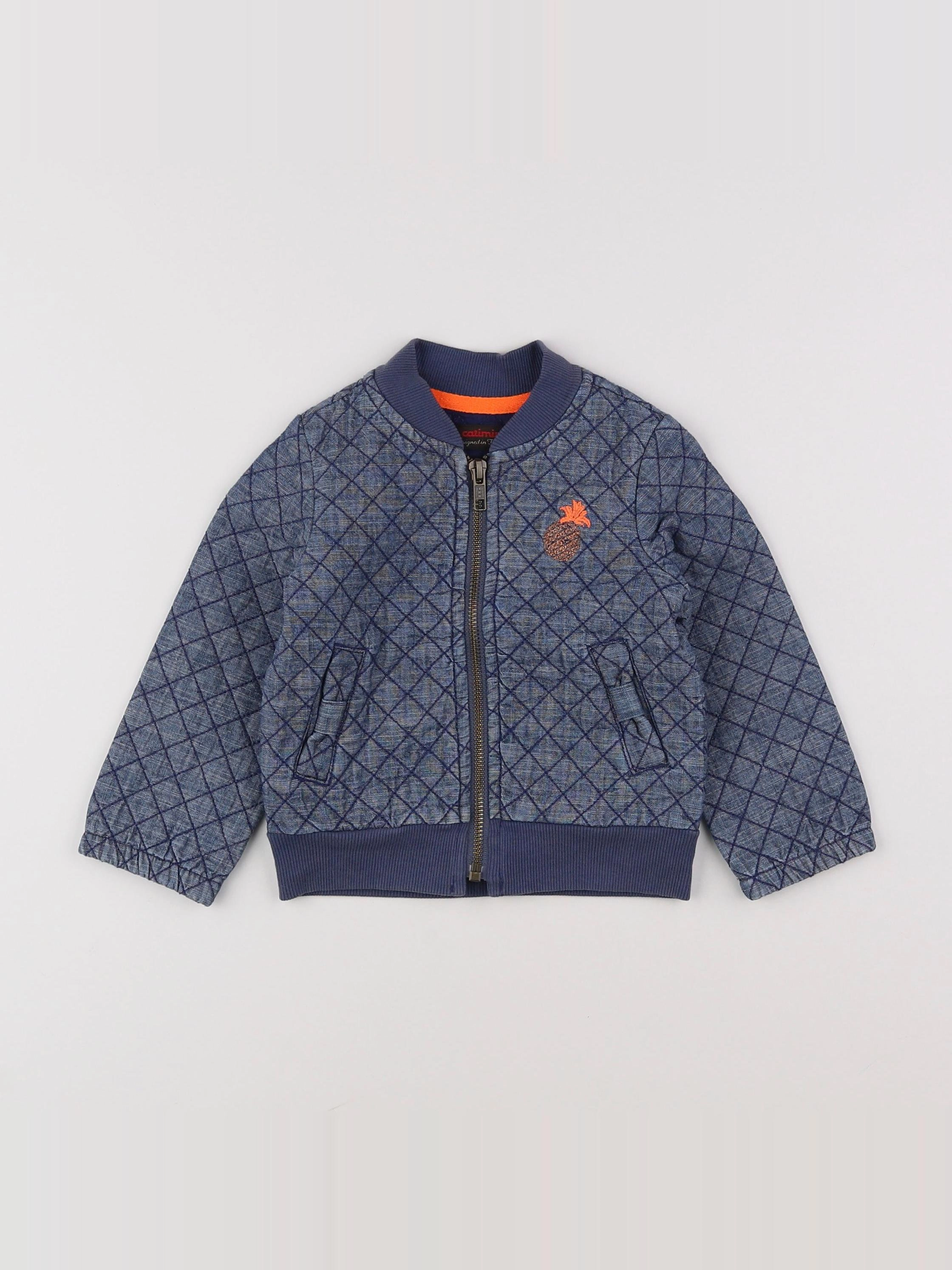 Catimini - sweat bleu - 12 mois