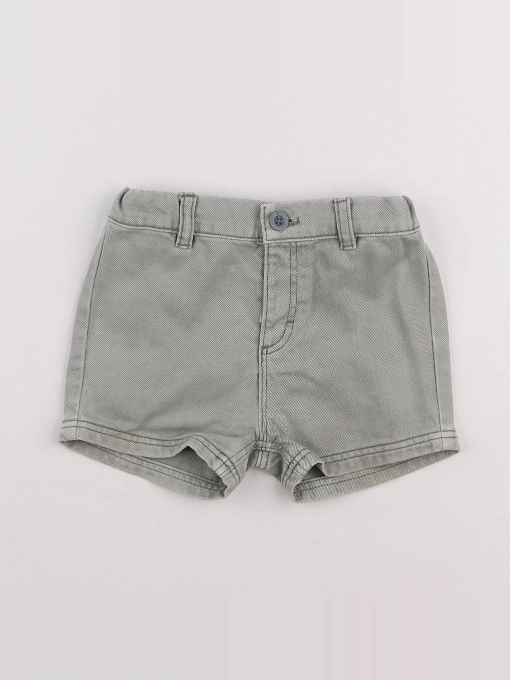 Petit Bateau - short vert - 12 mois