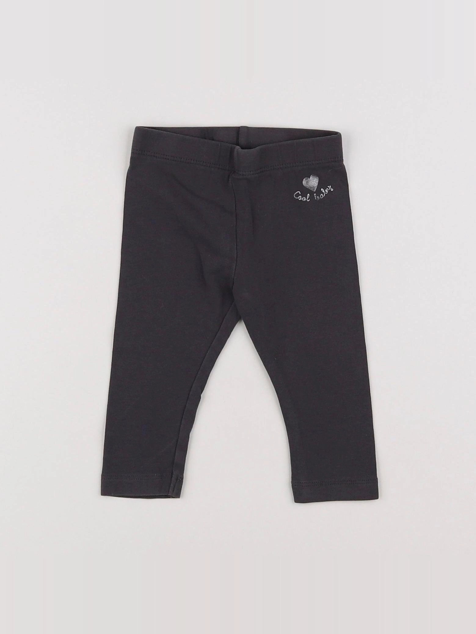 Tape à l'oeil - legging gris - 6 mois