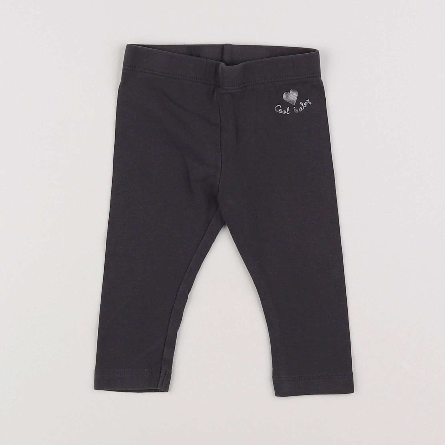Tape à l'oeil - legging gris - 6 mois