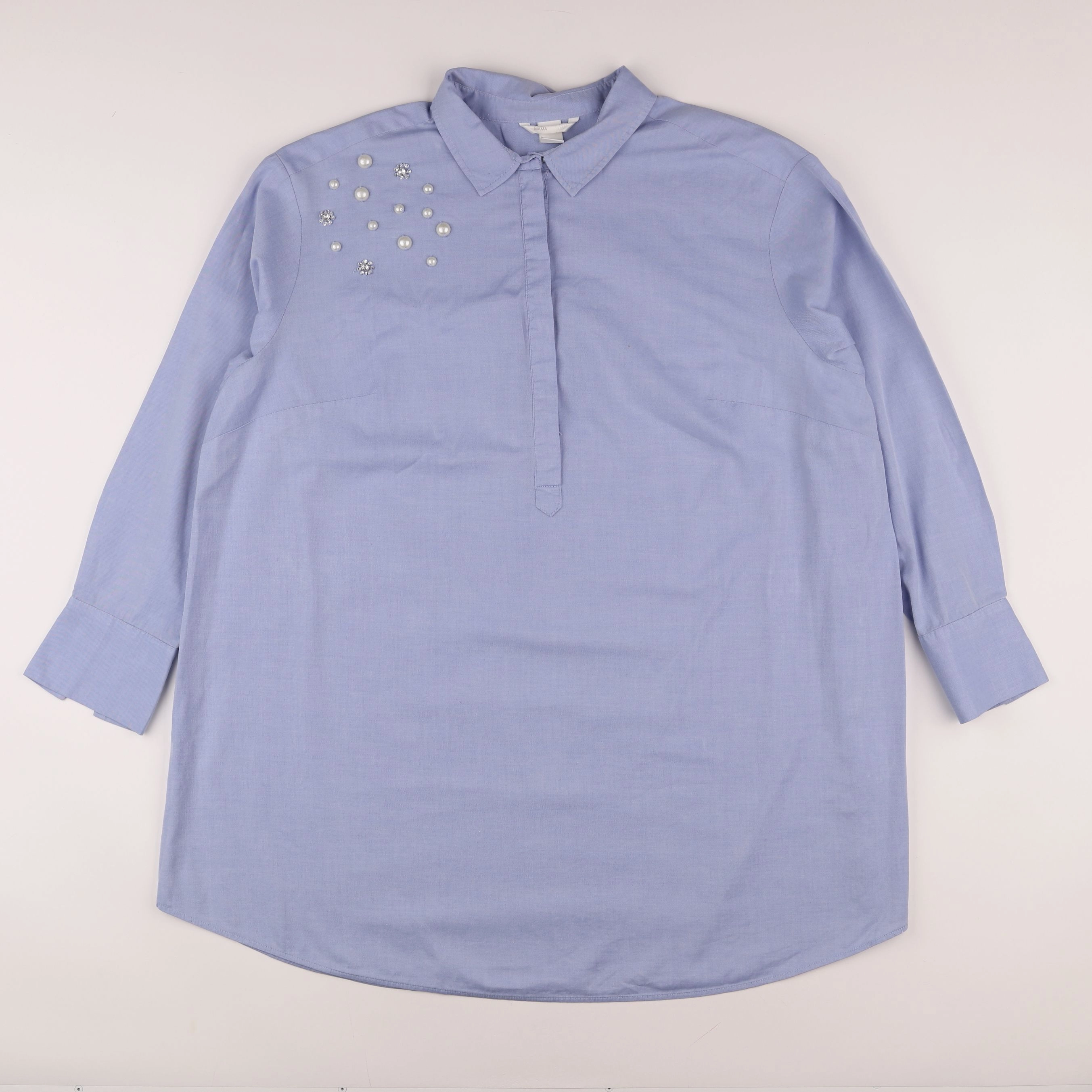 H&M - chemise grossesse bleu - 46/48
