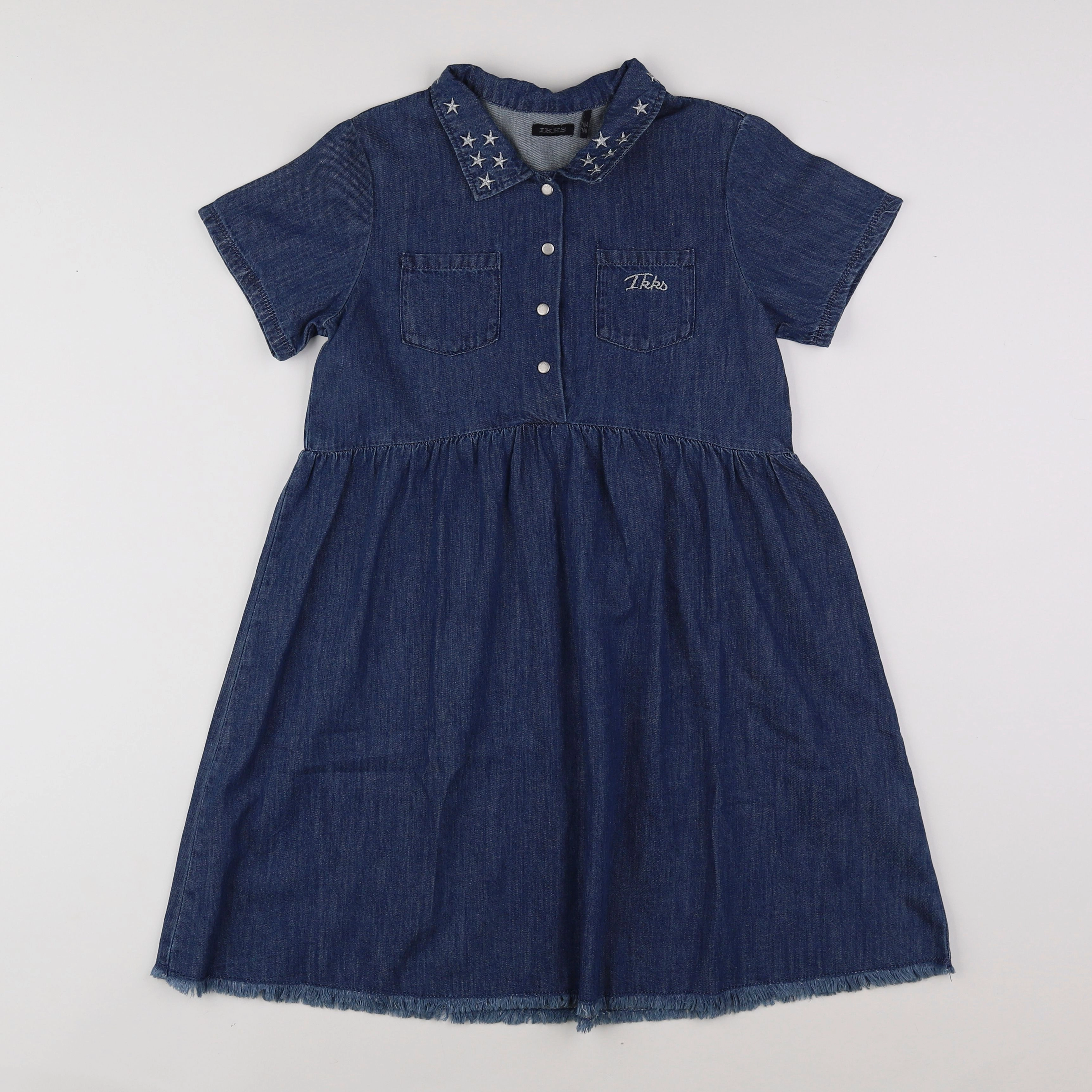 IKKS - robe bleu - 10 ans
