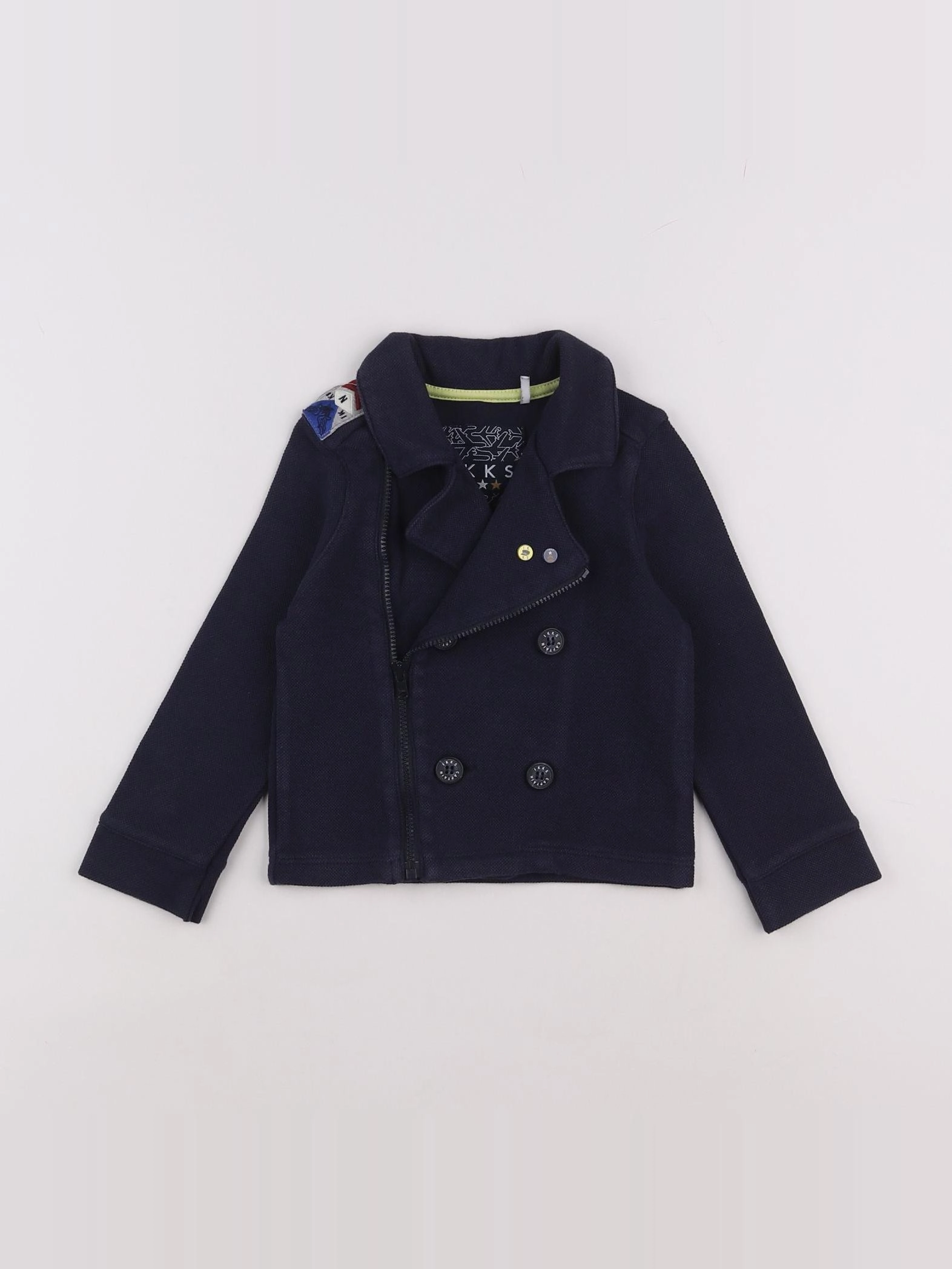 IKKS - manteau bleu - 2 ans