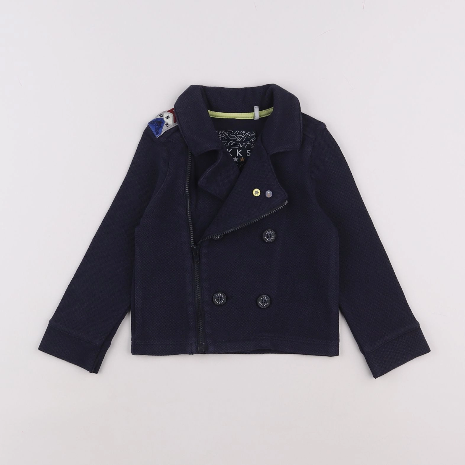 IKKS - manteau bleu - 2 ans