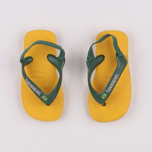 Havaianas - sandales jaune - pointure 21