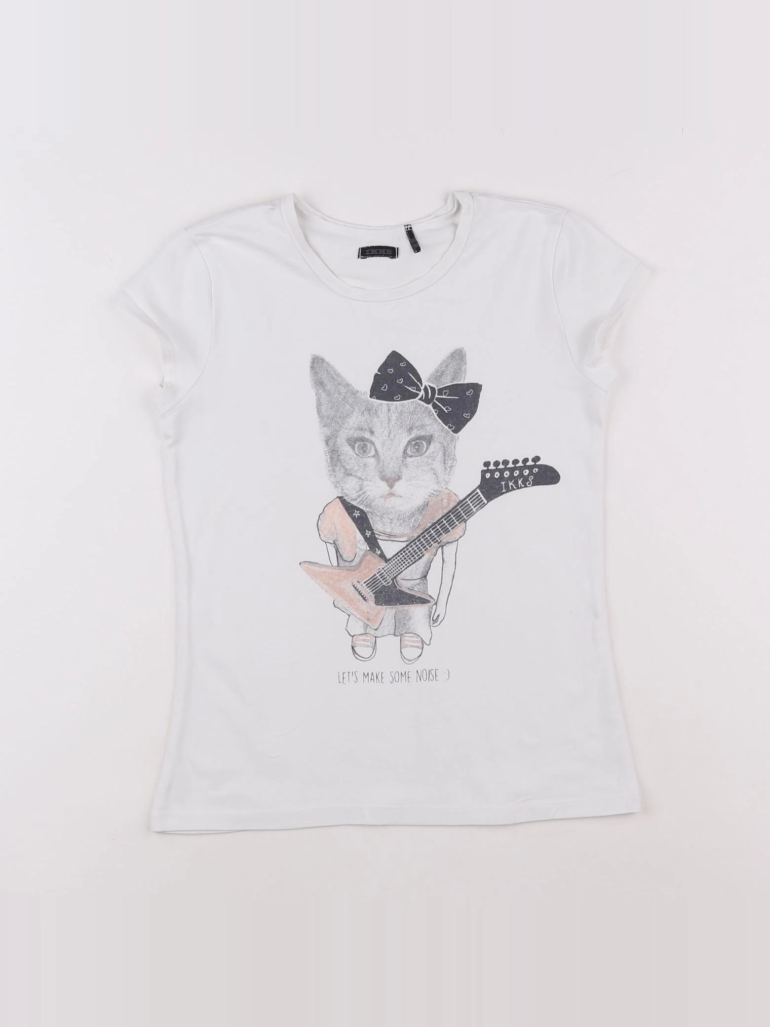 IKKS - tee-shirt beige - 10 ans